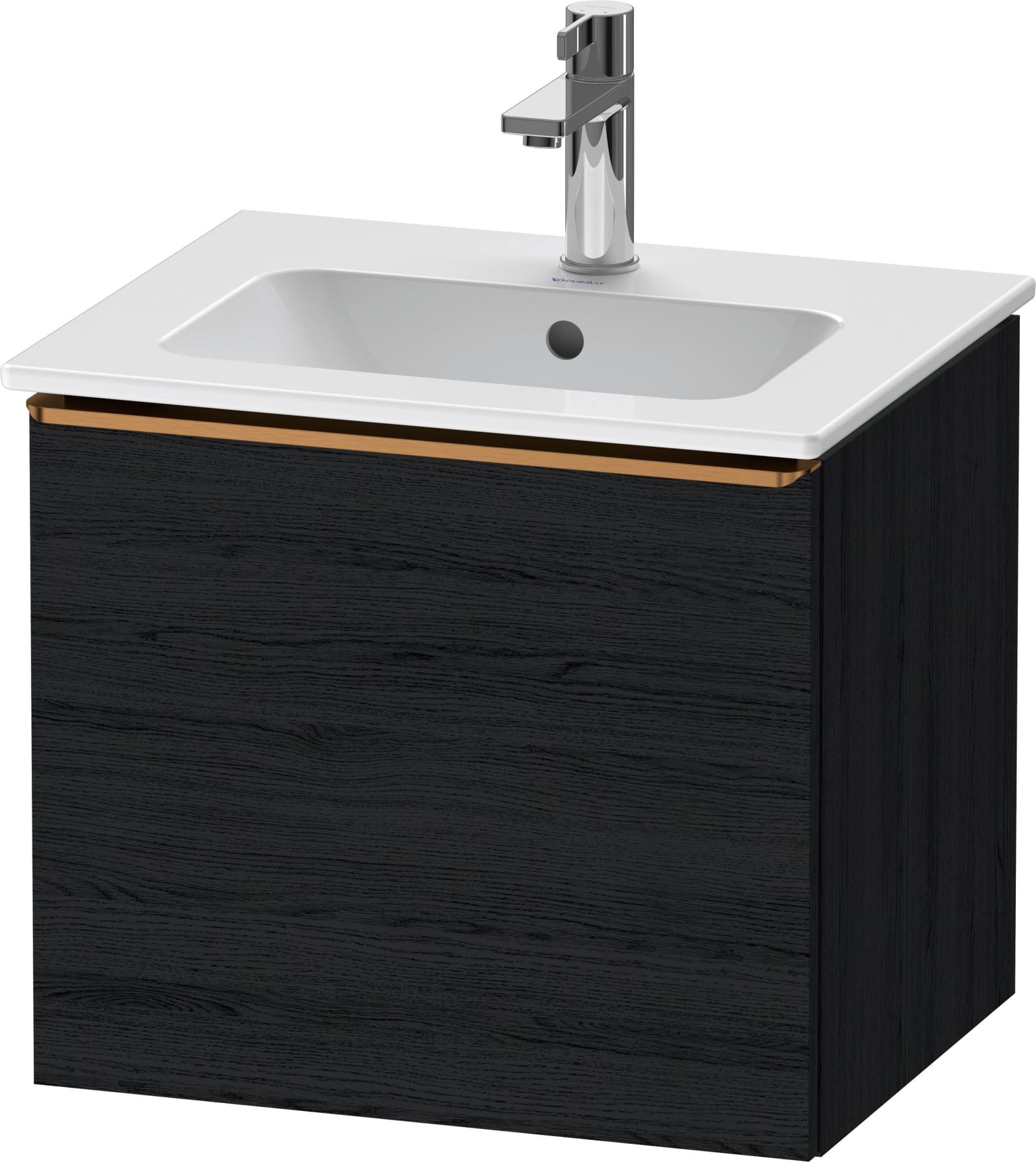 DURAVIT D-Neo Wastafelonderbouw hangend Eiken zwart Mat (1200895362)