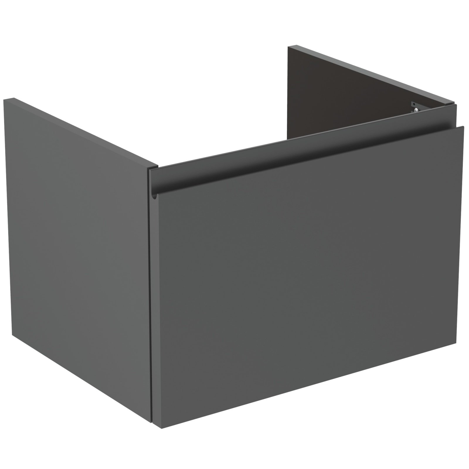 FINESSE | WASTAFELMEUBEL 530X409X370 MM MATT ANTHRACITE, 1 LADE