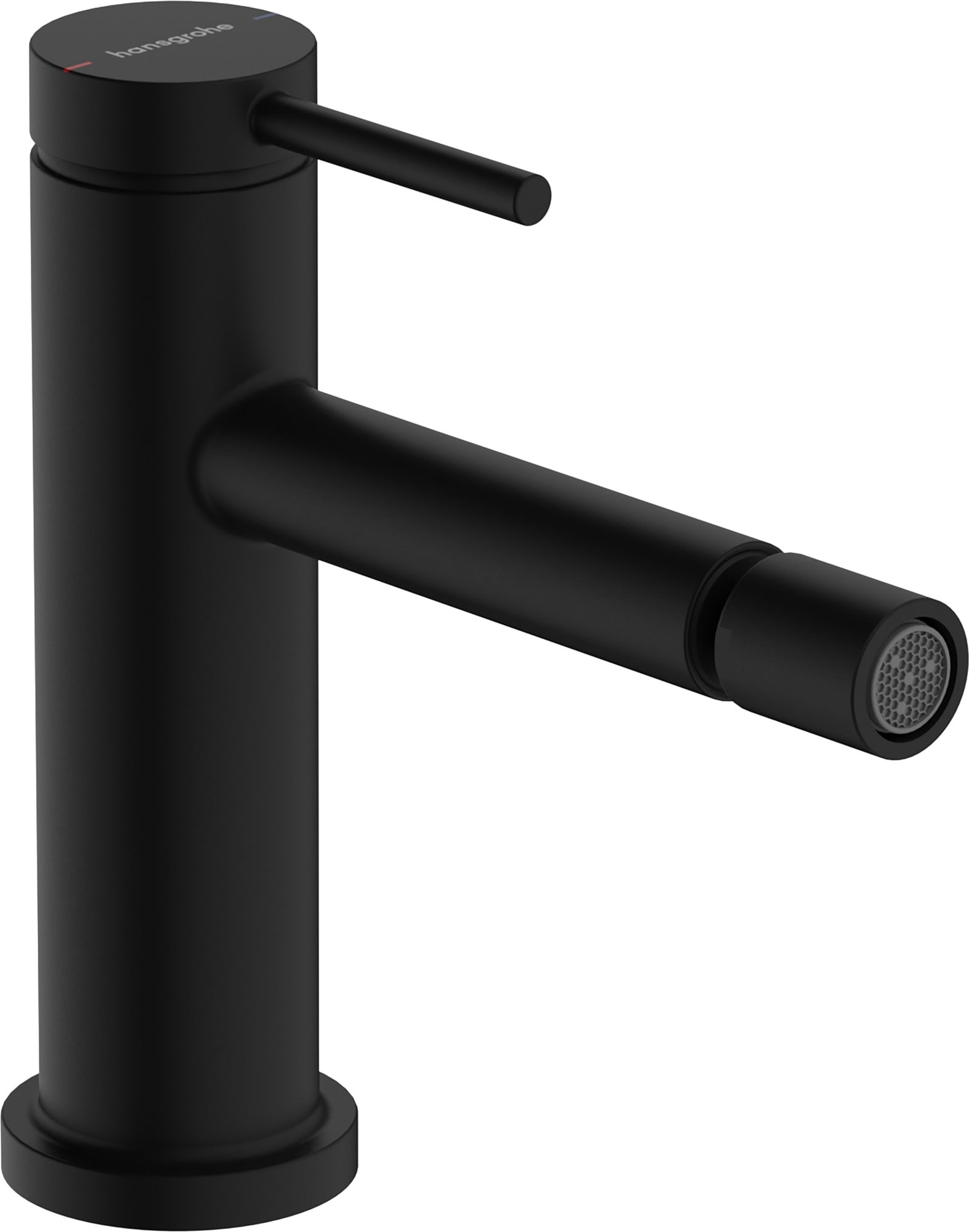Hansgrohe Tecturis S bidetkraan met pop up waste SET matt black