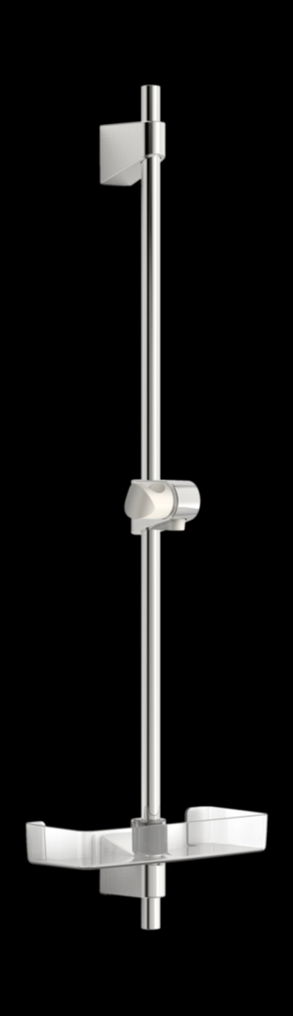 HANSABASICJET glijstangset (max.720 mm) met zeepschaal