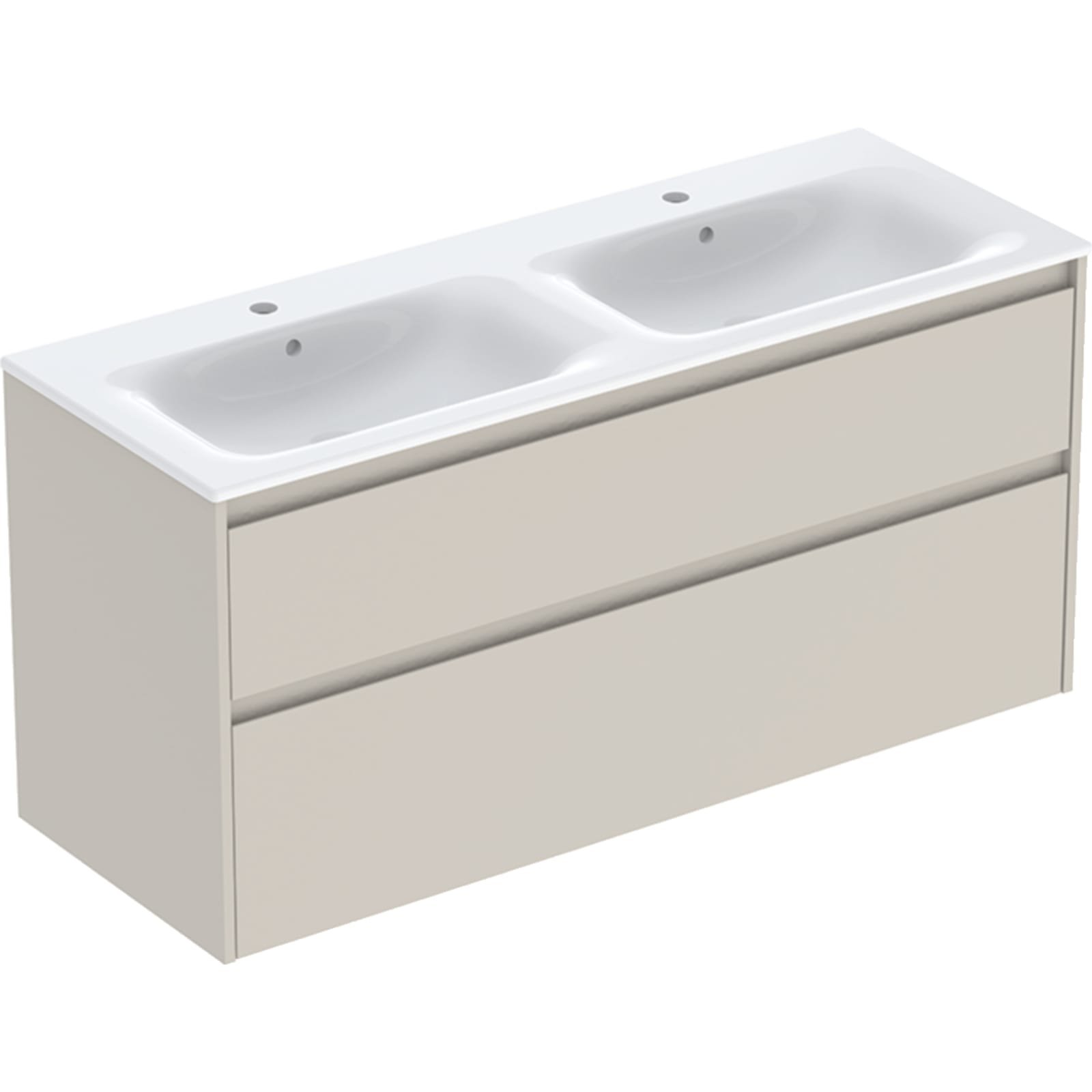 Geberit Renova Plan Dub. SR wastafelmeubelset 2LaB130 Zand