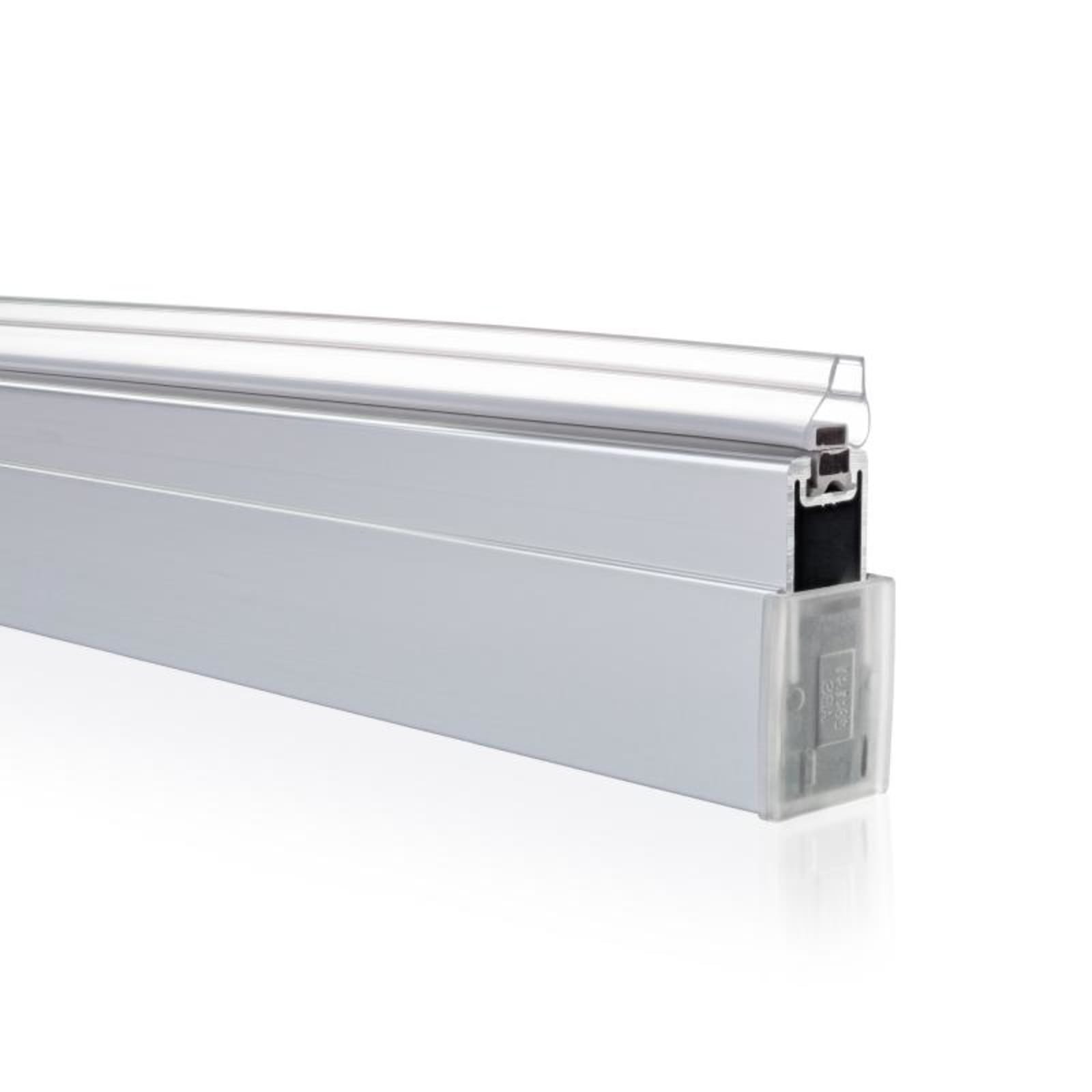 Huppe Design Pure, Uitbreidingsset Nis 1900mm (L), profiel chroom