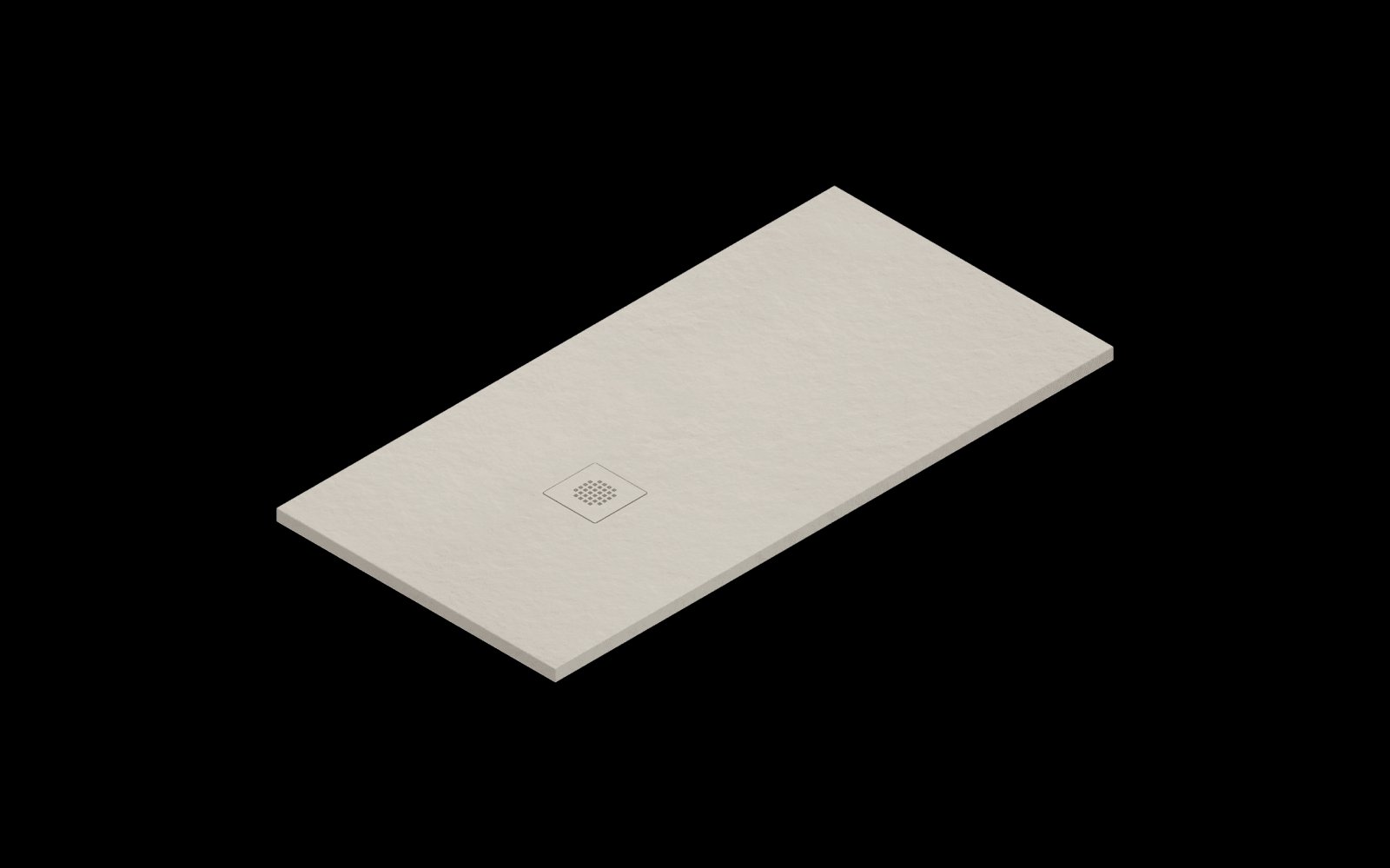 Catalano H3 Solid surface DOUCHEBAK 140X70 Satin Sabbia
