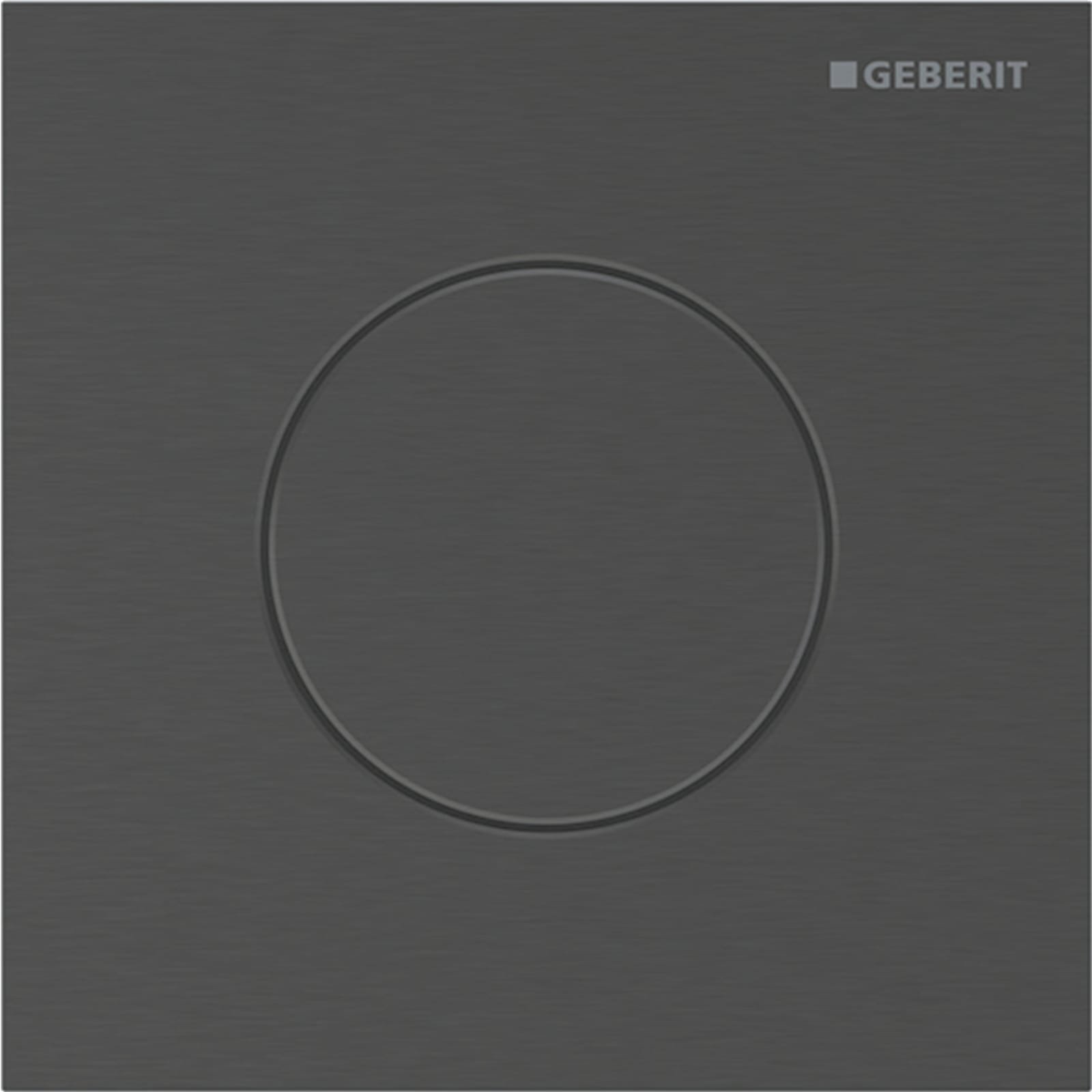 Geberit ur-sturing pneum., type 40, round: zwart chr/ geb, easy to cl.