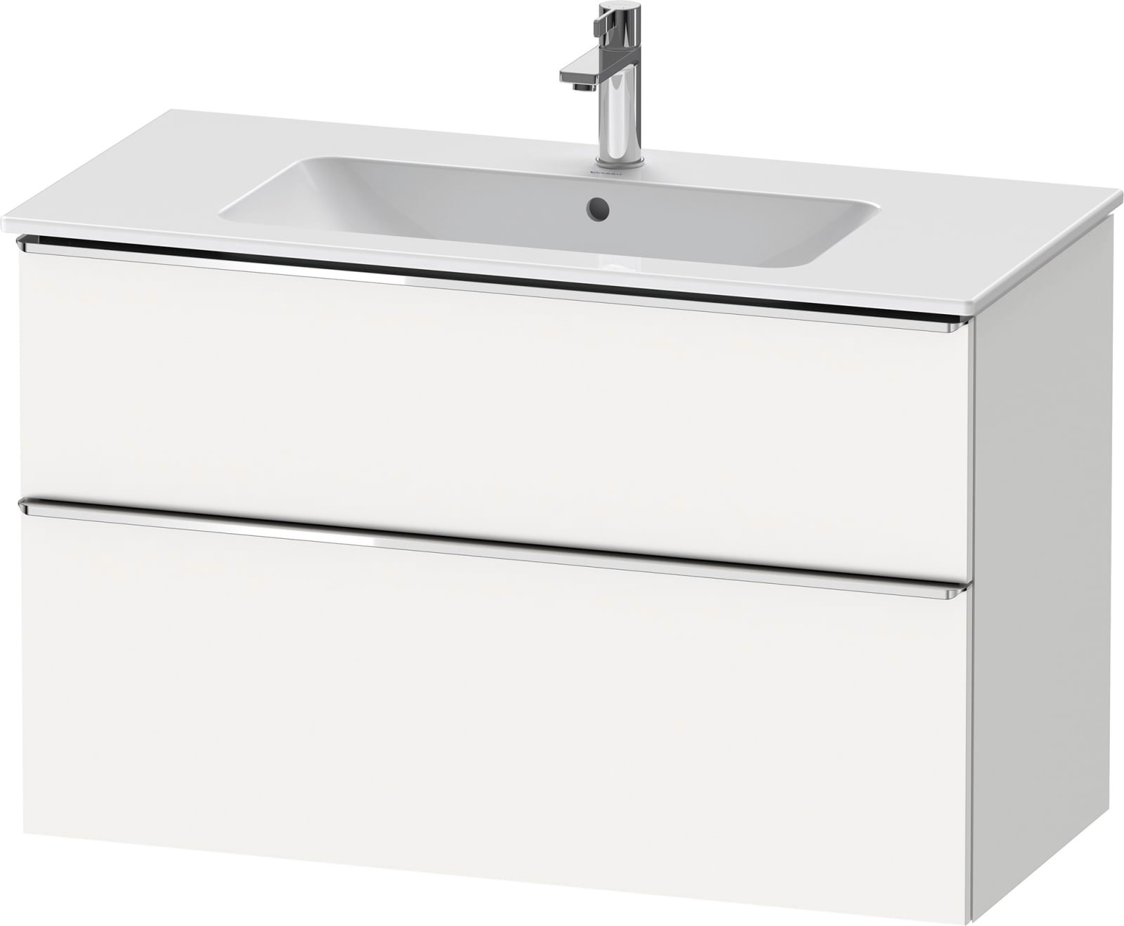 D-Neo Wastafelonderbouw hangend Wit Mat (1200894058)