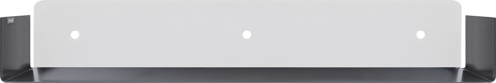 Looox Colour Shelf RVS inbouw planchet. Afmeting: 800x100mm. Kleur antraciet.