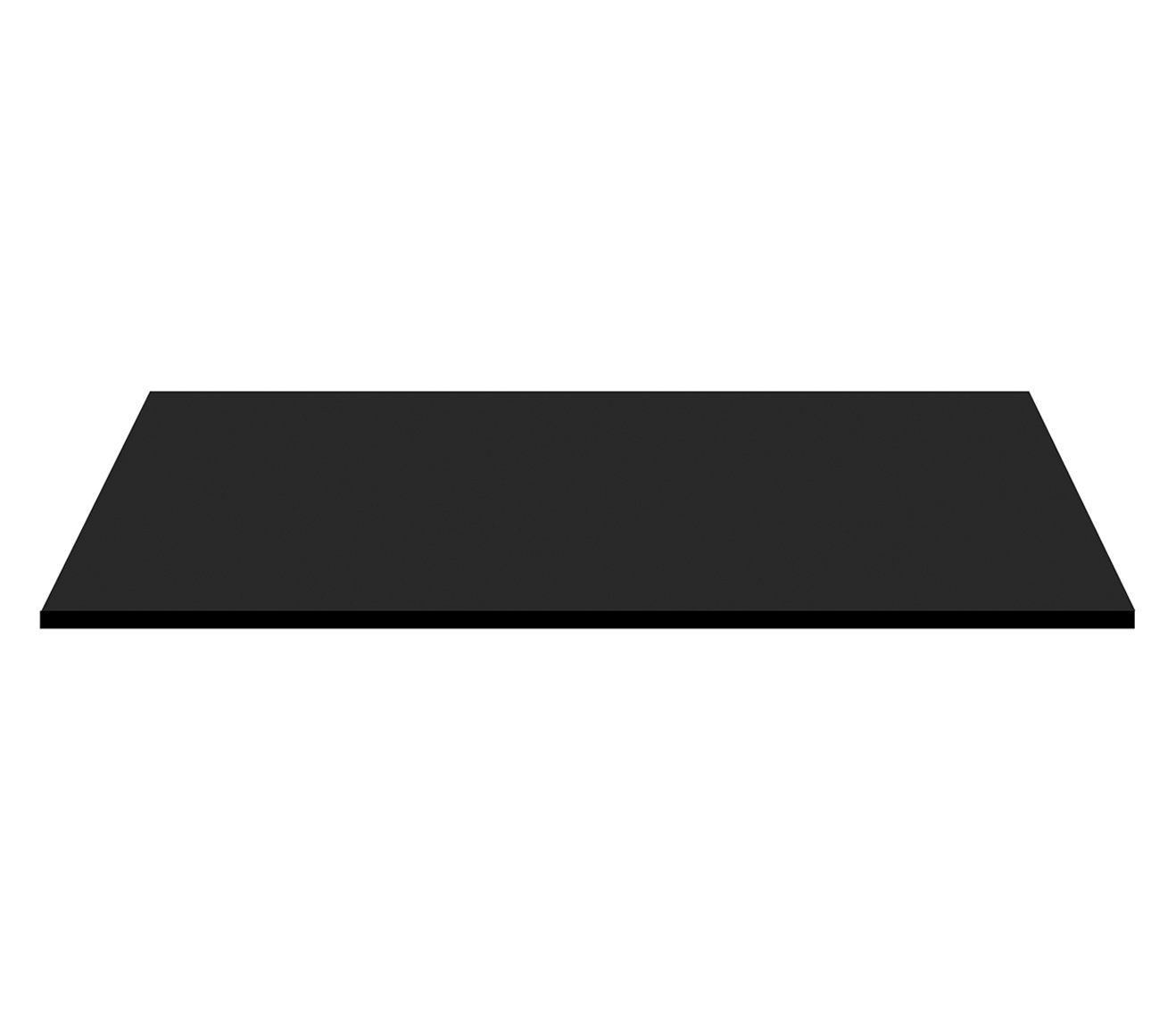 ALONI WASTAFELTABLET MDF (152.4X45.5X2.6 CM) - MAT ZWART