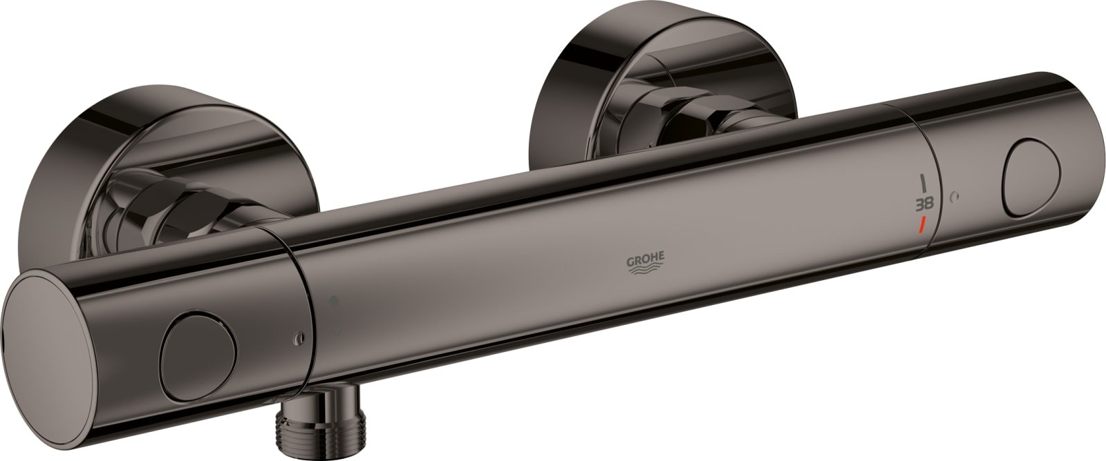Grohe Grohtherm 1000 Cosmopolitan M  douchethermostaat 150mm, kleur graphite