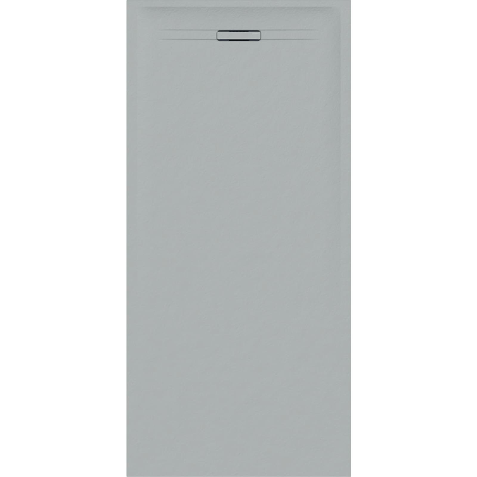 Geberit Sestra rechthoekige douchevloer 180x90 Grijs / Leisteen