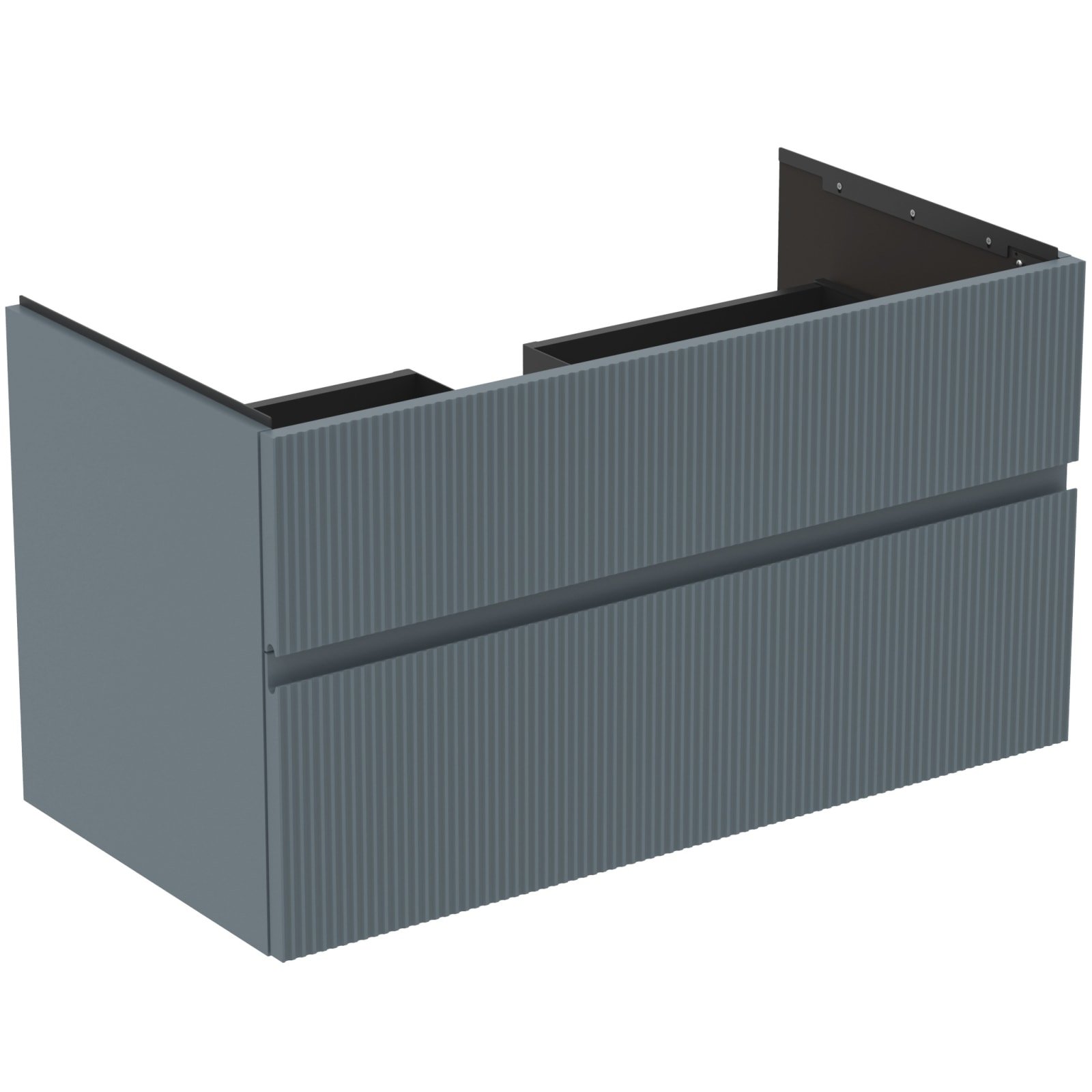 FINESSE | WASTAFELMEUBEL 1000X505X550 MM MATT ASHBLUE, 2 LADEN