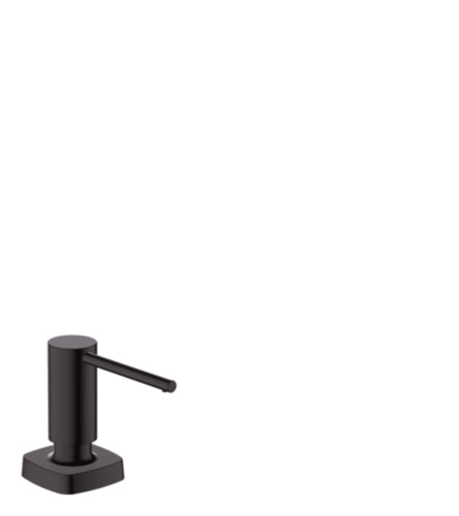 Hansgrohe A71 lotiondispenser mat zwart