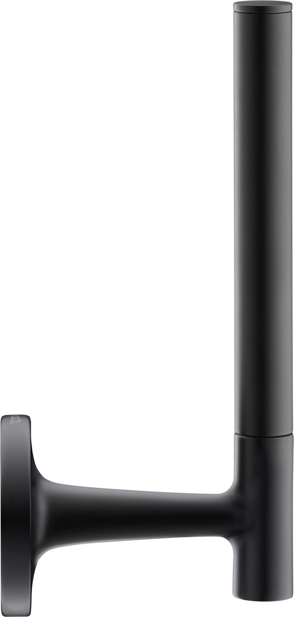 Duravit Starck T WC-rolhouder, Zwart Mat, 50x50x152 mm - 0099394600