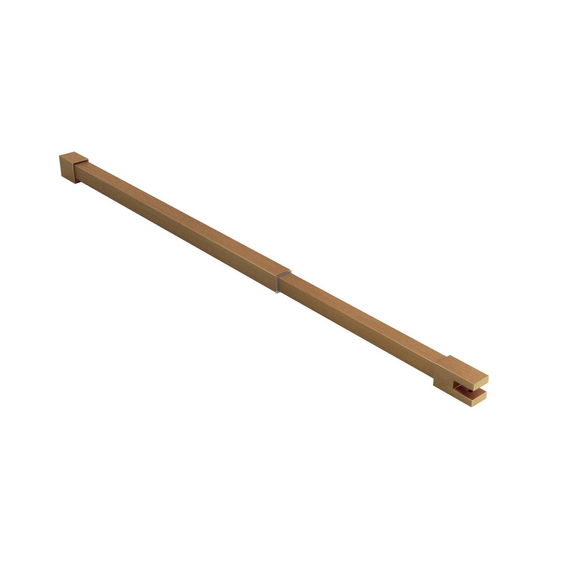 ALONI PLAFONDSTEUN - VERSTELBAAR - 43-80 CM - BRUIN BRONS