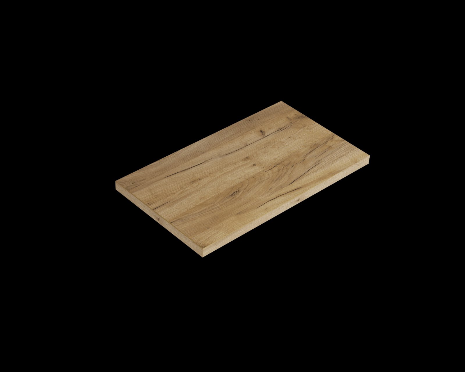 Blue Label Mette Topblad in HPL, zonder gaten 80cm navarro eiken 3,8x80x46 (hxbxd)