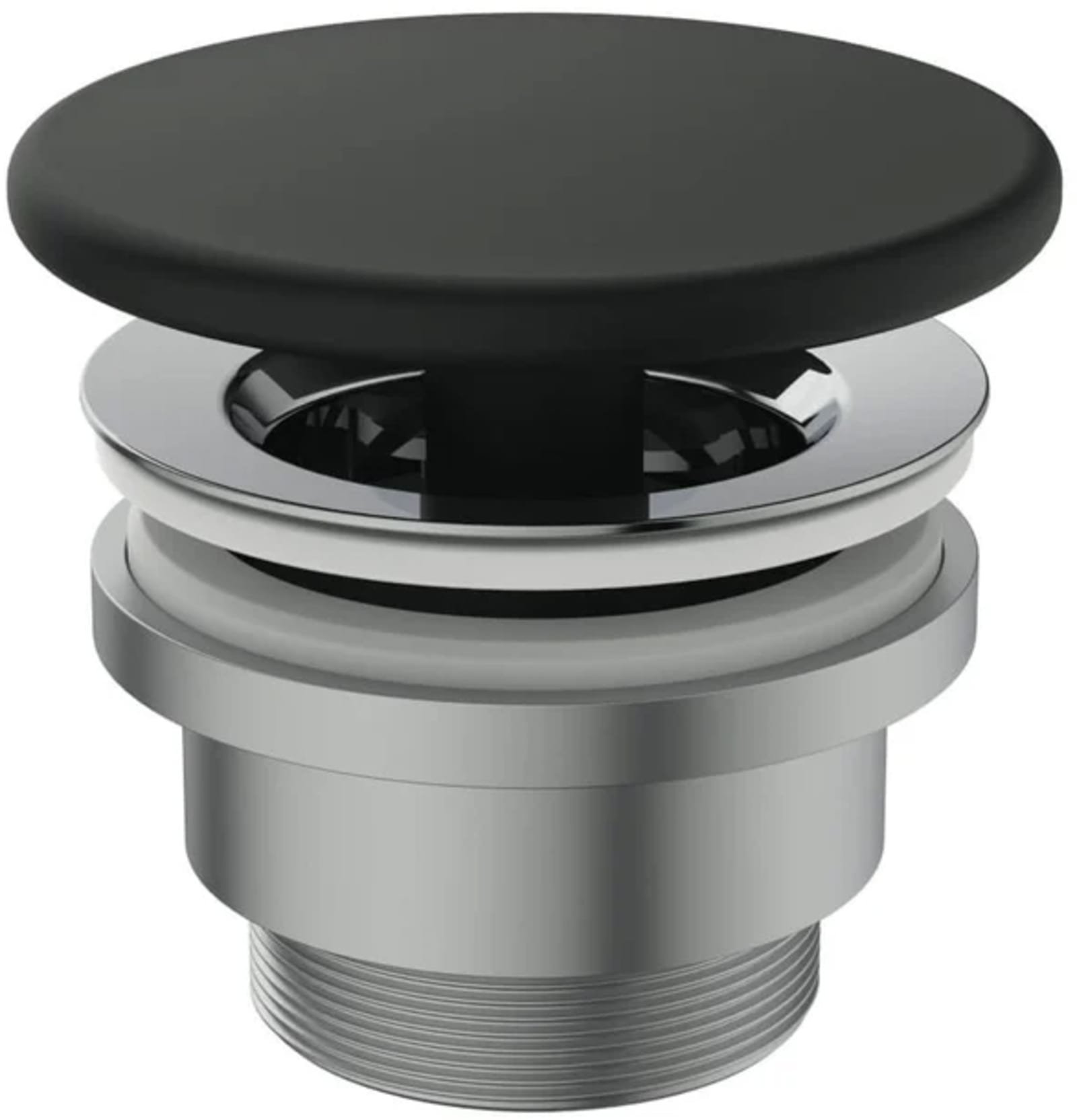 Ideal Standard Ipalyss niet-afsluitbare waste voor opbouwwastafel, matt black