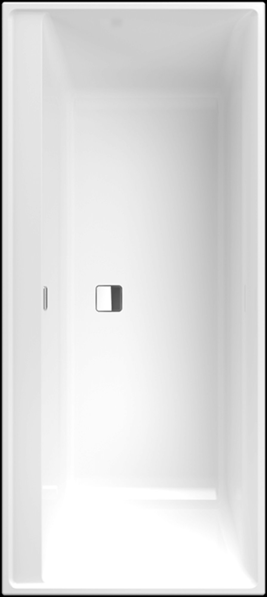 Villeroy & Boch, Collaro, Ligbad, Collaro, inbouwversie, goud, 470 x 800 x 1800mm (DxHxB), wit alpine