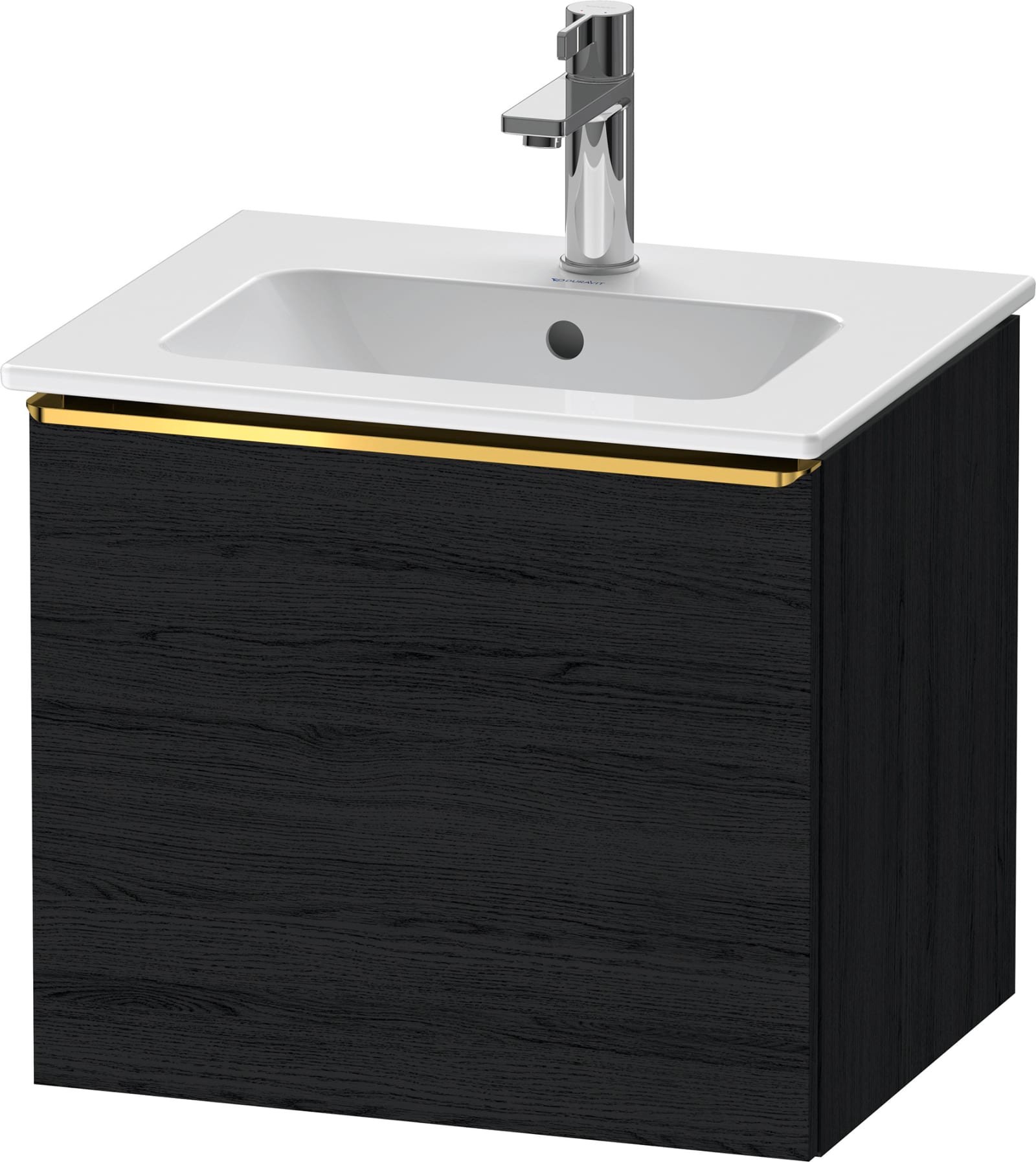 DURAVIT D-Neo Wastafelonderbouw hangend Eiken zwart Mat (1200895855)