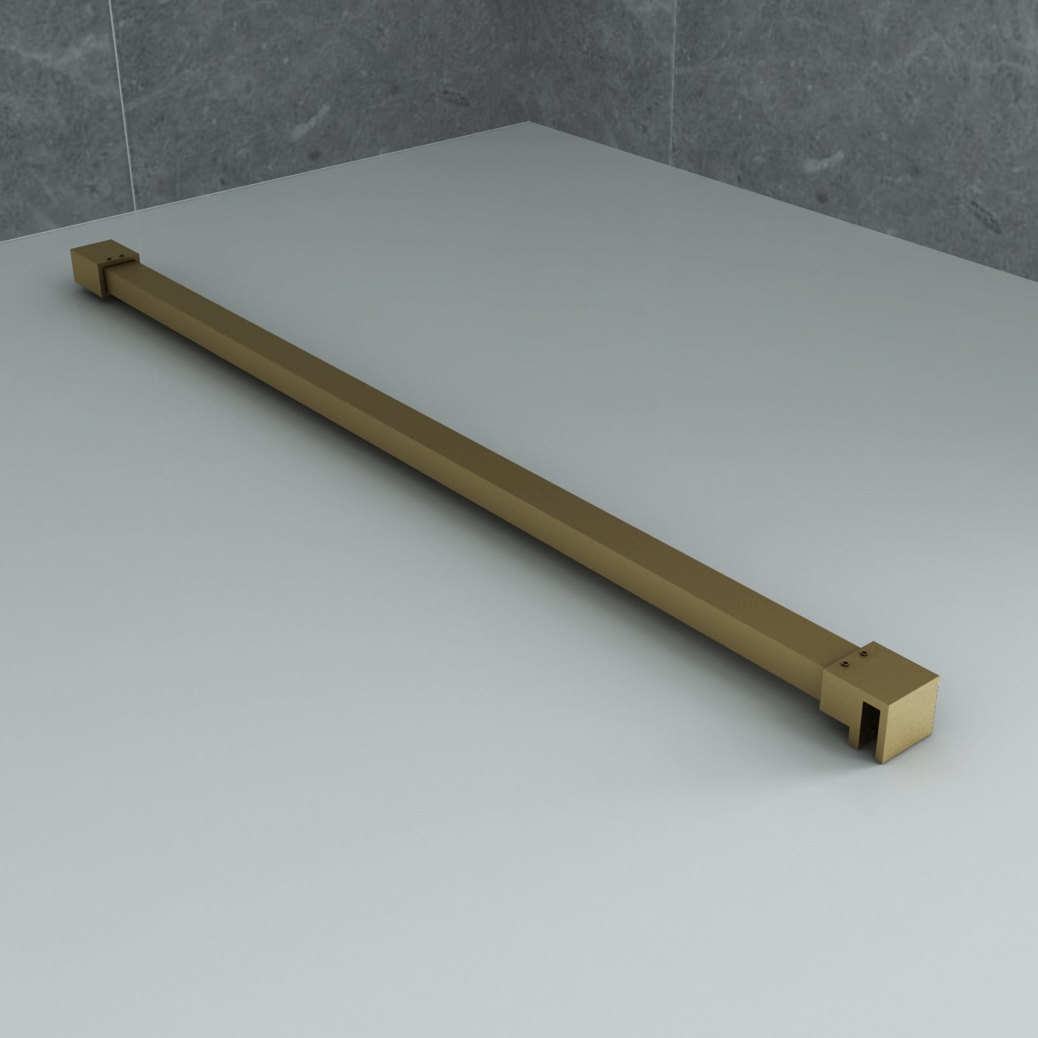 ALONI STABILISATIESTANG - INKORTBAAR - 120 CM - GEBORSTELD GOUD