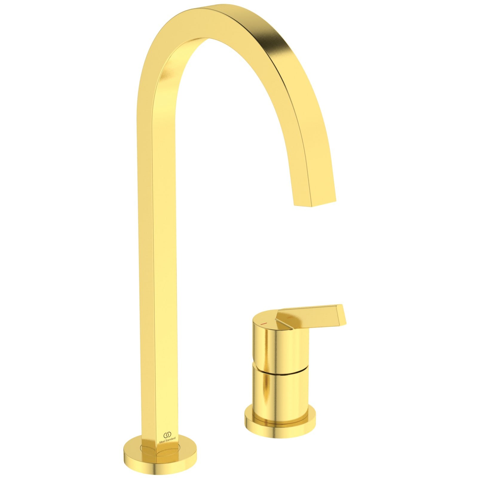 GUSTO | KEUKENMENGKRAAN 245X395 MM, BRUSHED GOLD, 8.9 L/MIN