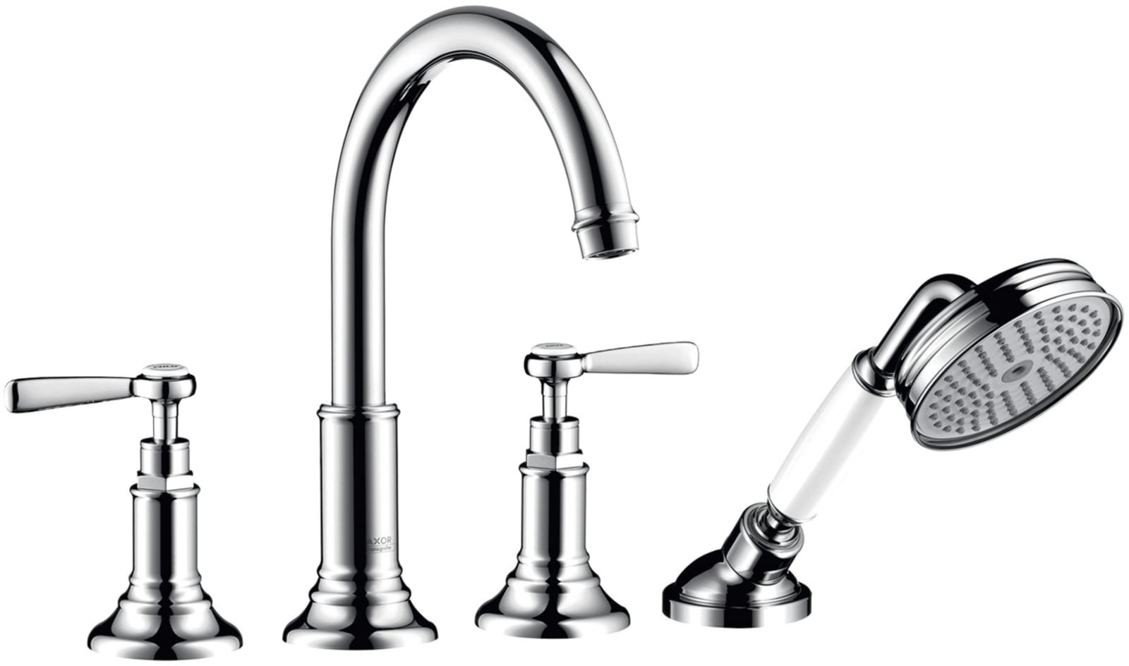 AXOR Montreux afbouwdeel 4-gats badrandmengkraan chroom, Bestaande uit Axor Montreux handdouche (16320000)