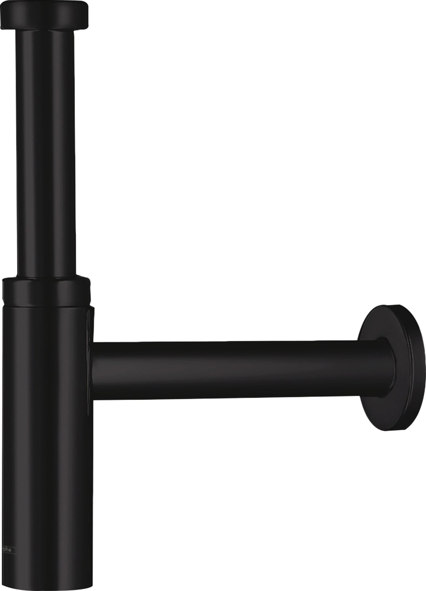 Hansgrohe Flowstar S designsifon, aanpassingsafstand 60-165mm, afstand wand max. 330mm, G 1.1/4", DN32, mat zwart