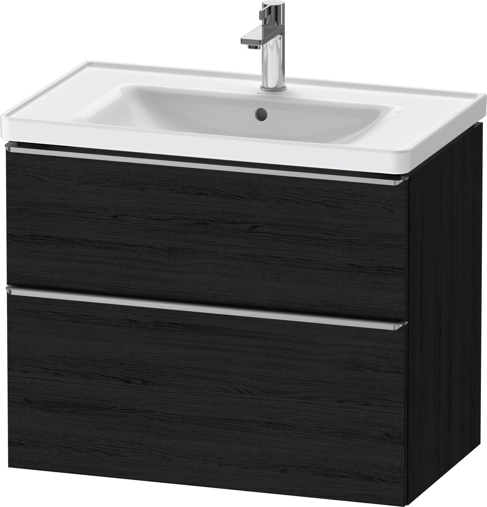 DURAVIT D-Neo Wastafelonderbouw hangend Eiken zwart Mat (1200897097)
