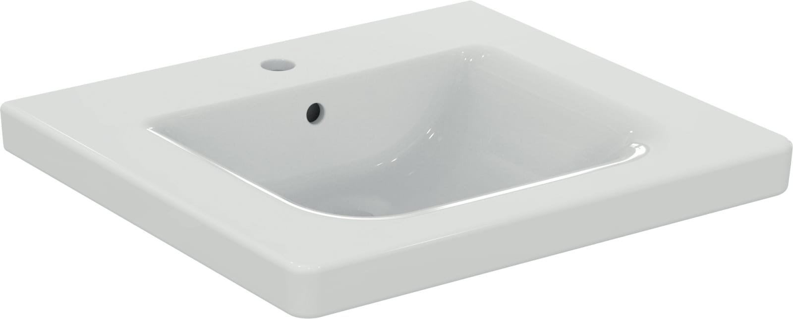CONNECT FREEDOM | WASTAFEL 600X555X165 MM GL WIT, 1 KG, MET OL | IP