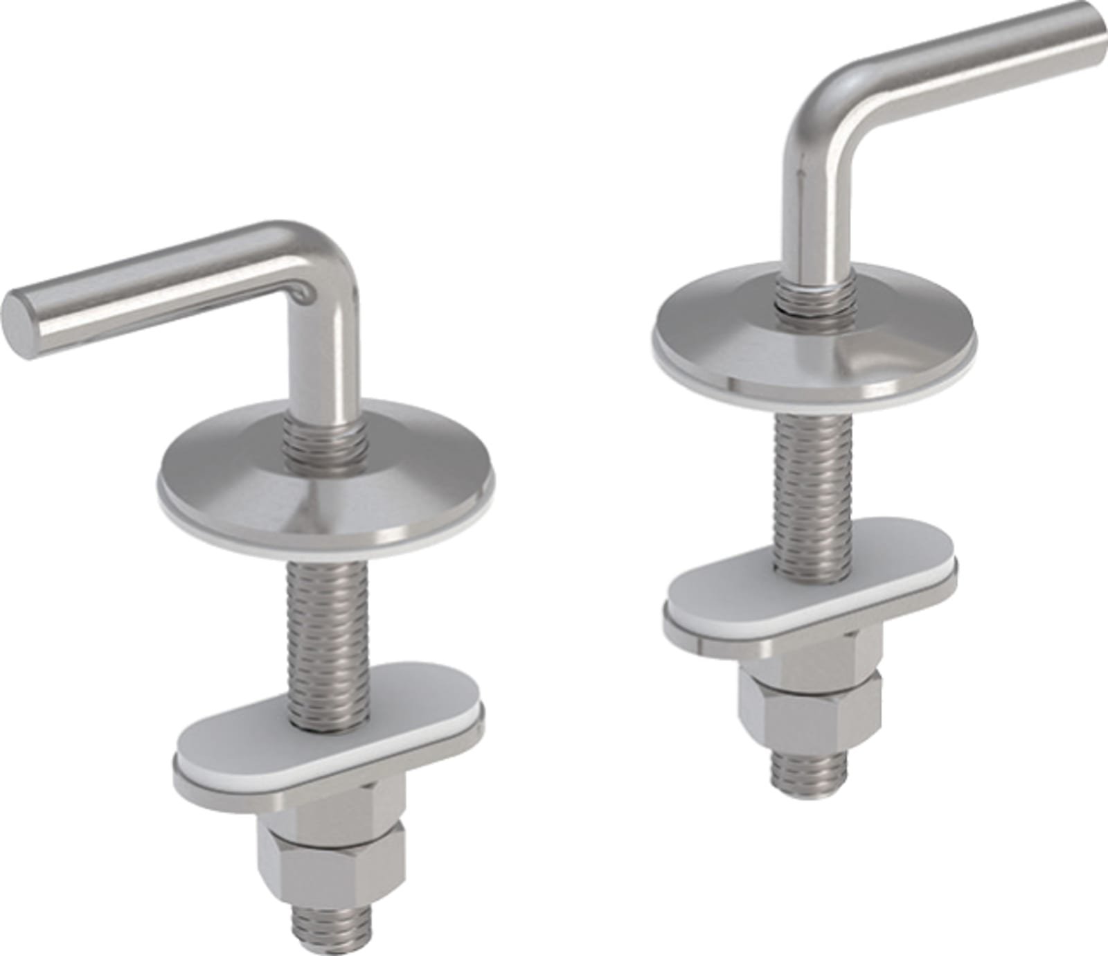 Geberit set scharnieren tbv wc-zitting bev. langs onder (2 st,)