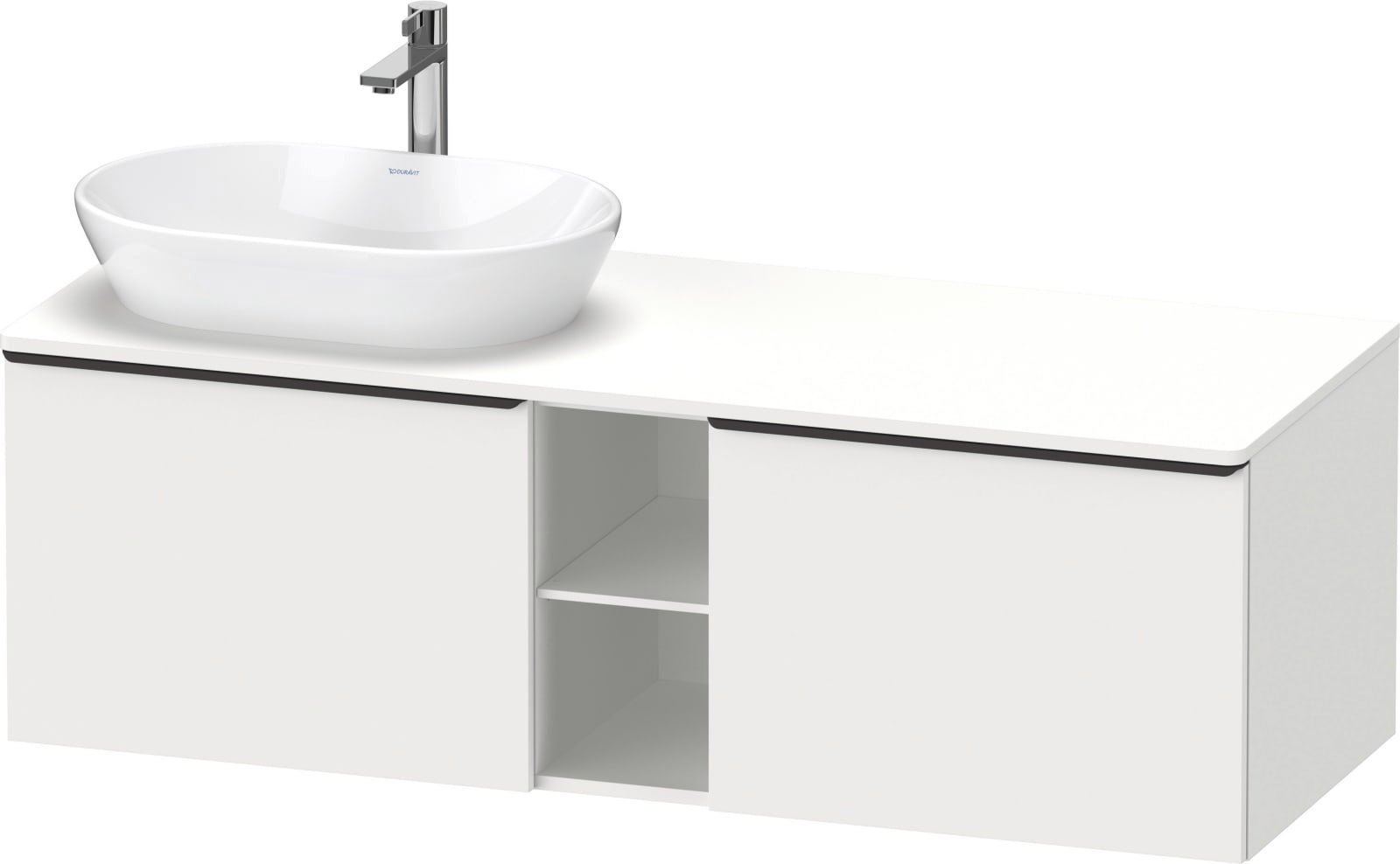D-Neo Console wastafelonderbouw hangend Wit Mat (1200894905)