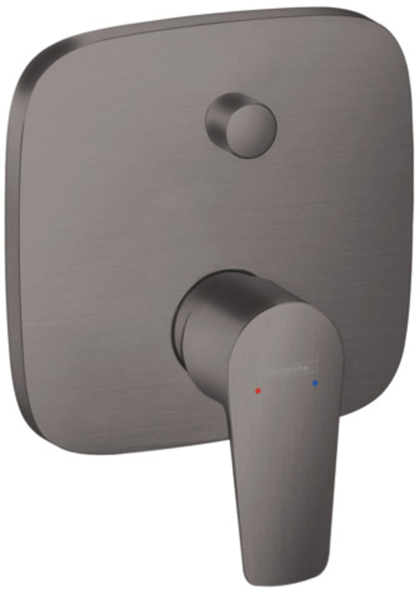 Hansgrohe, Badmengkraan, Talis E, 1-greeps, inbouw, geborsteld zwart chroom