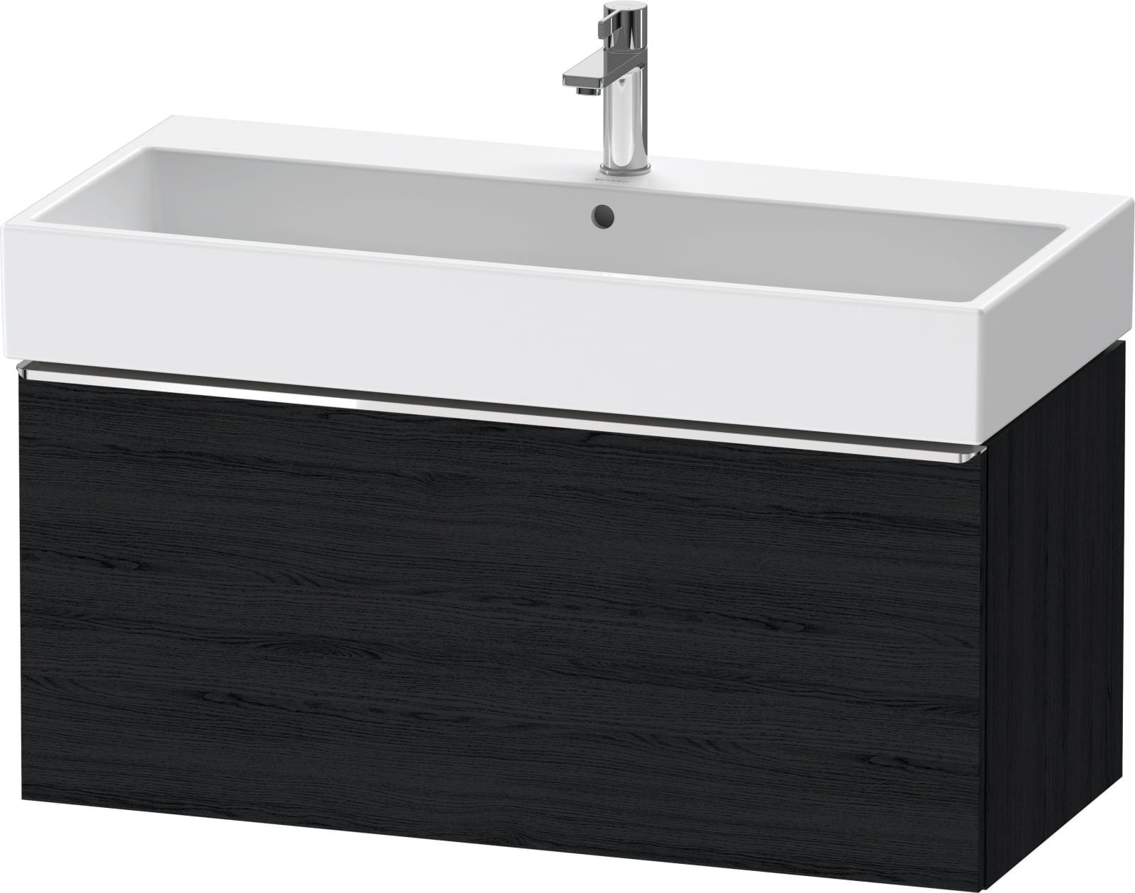 DURAVIT D-Neo Wastafelonderbouw hangend Eiken zwart Mat (1200897664)