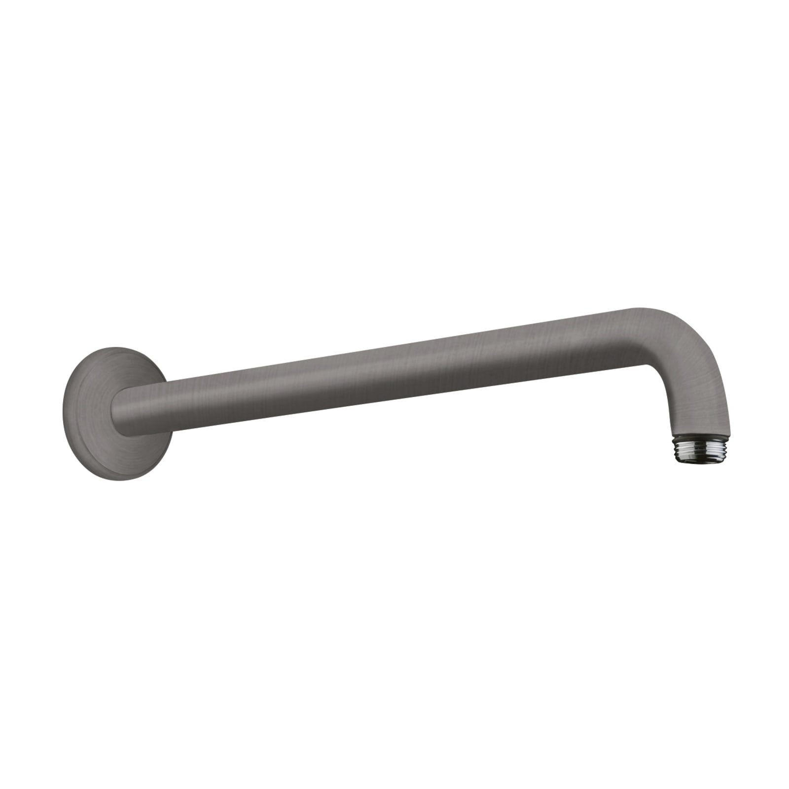 Hansgrohe Shower arm, Douchearm, wand, 390mm arm, G1/2", geborsteld zwart chroom