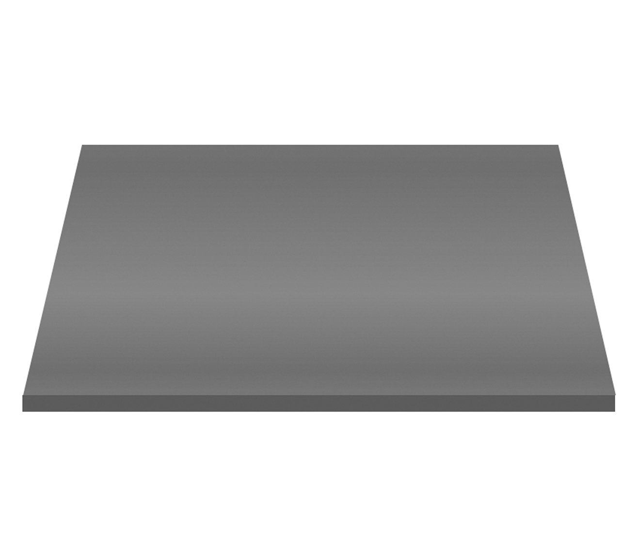ALONI WASTAFELTABLET MDF (56.4X45.5X2.6 CM) - GLANZEND GRIJS