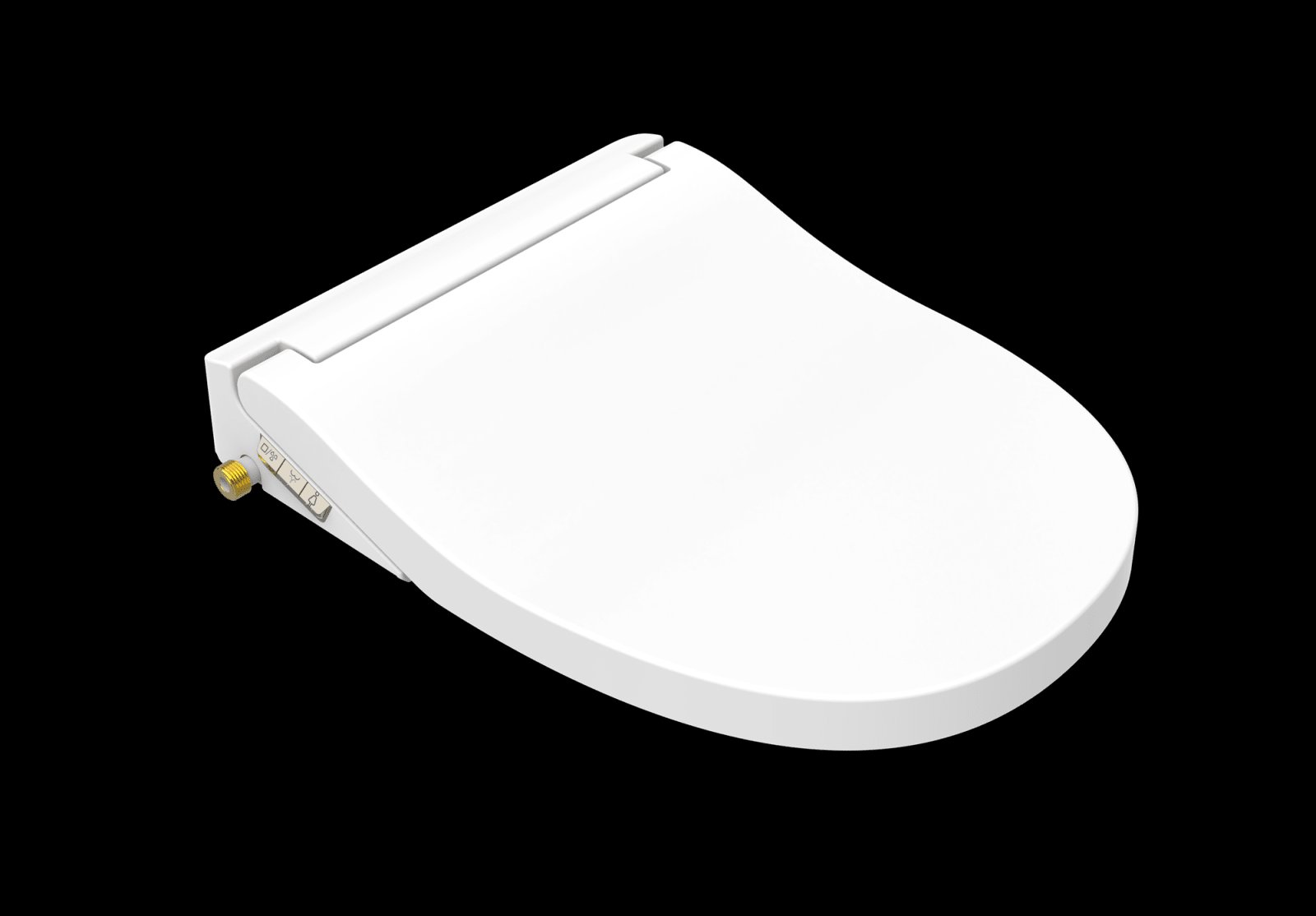 RAPO300 BIDET CLOSETZITTING MET ONDERDOUCHE EN FOHN. SOFTCLOSE. WIT