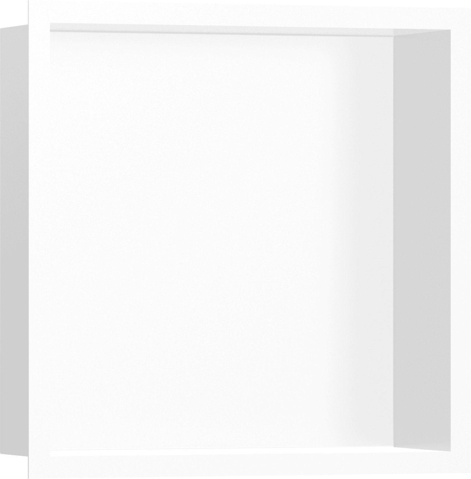 Hansgrohe XtraStoris Individual wandbox wit met designframe 300/300/100 mat wit