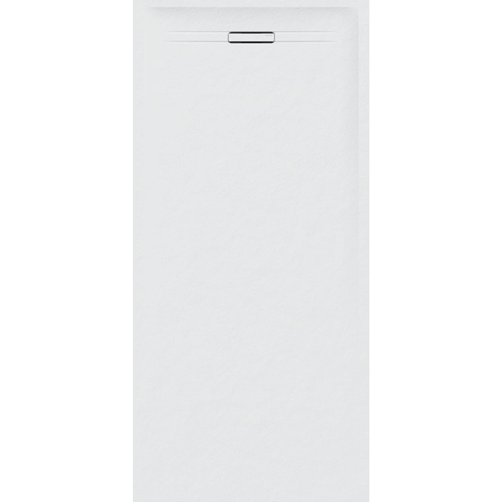 Geberit Sestra rechthoekige douchevloer 180x90 Wit / Leisteen