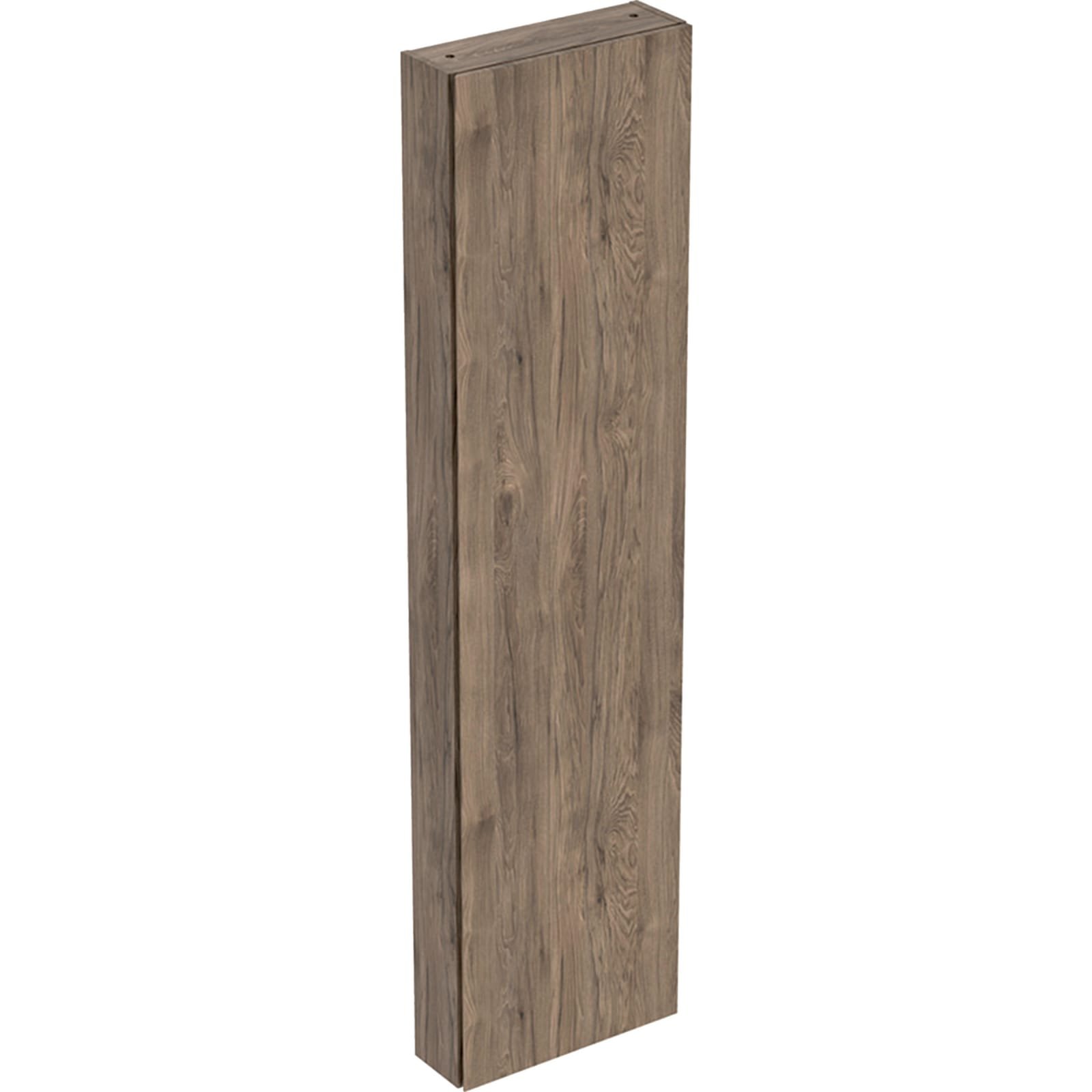 Geberit iCon hoge badmeubelkast, spaanplaat, wand, 1 deur, soft-close systeem, hxbxd 1800x450x150mm, noten hickory