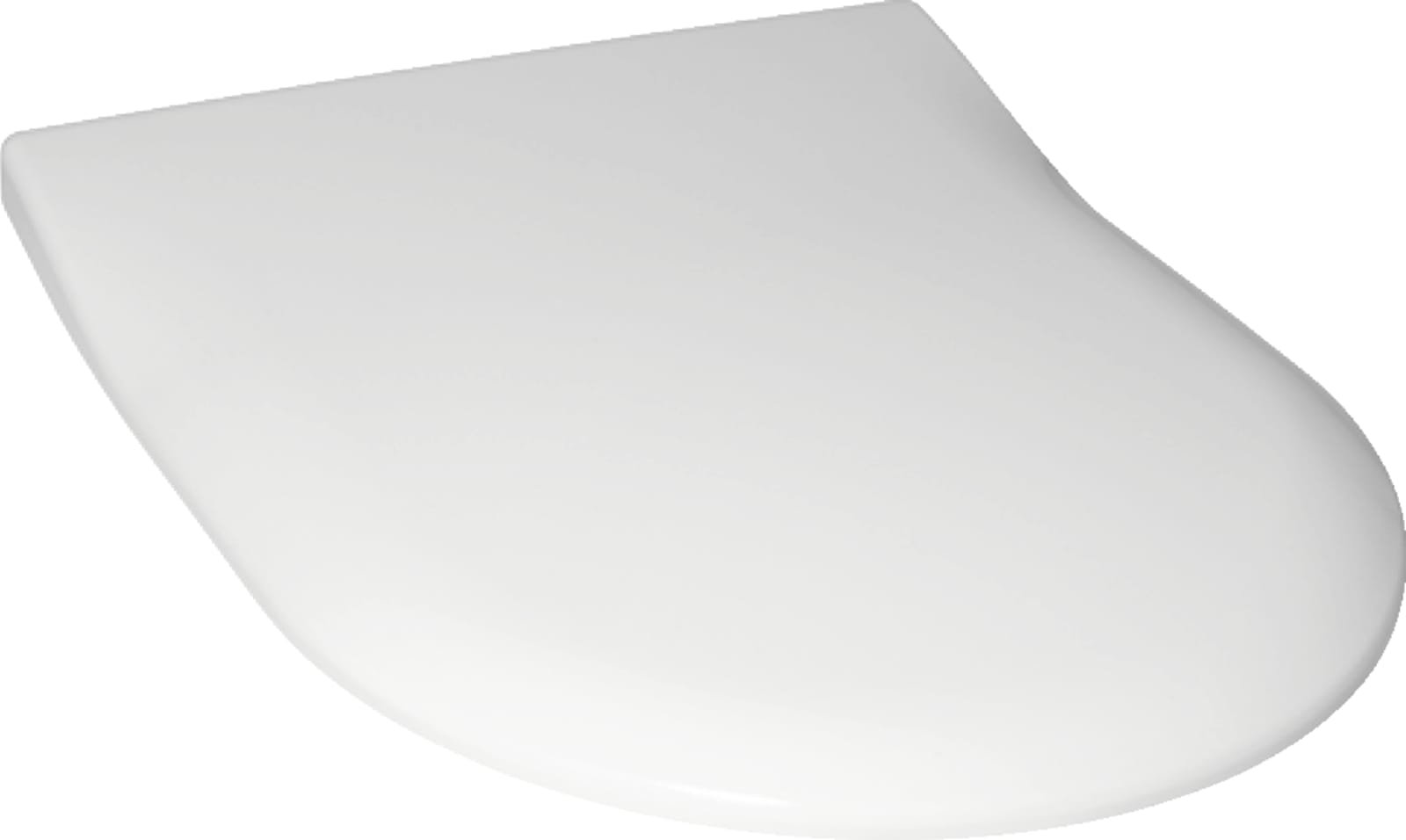 Villeroy & Boch, Omnia Architectura SlimSeat met RVS soft close scharnier met quick release. Kleur wit.