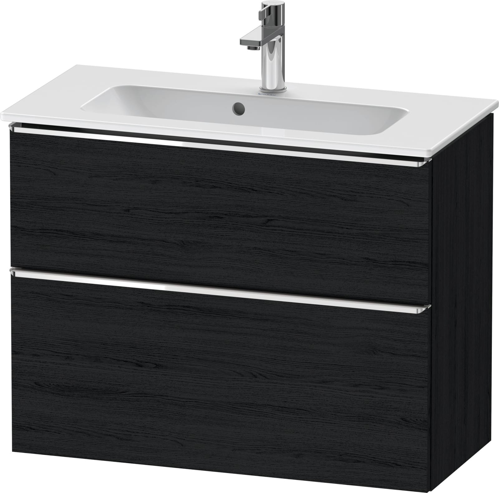 D-Neo Wastafelonderbouw hangend Eiken zwart Mat (1200895601)