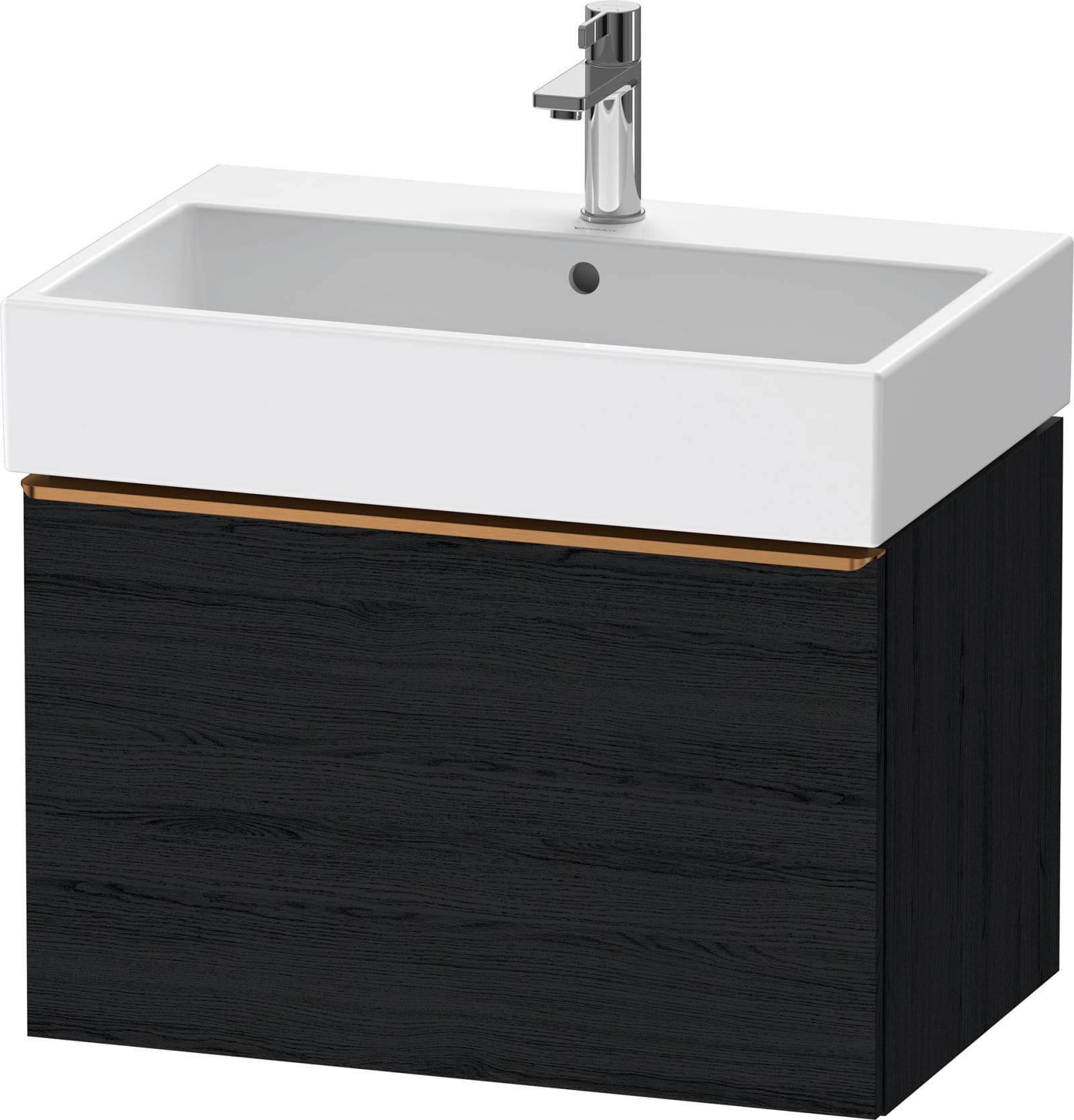 DURAVIT D-Neo Wastafelonderbouw hangend Eiken zwart Mat (1200895736)