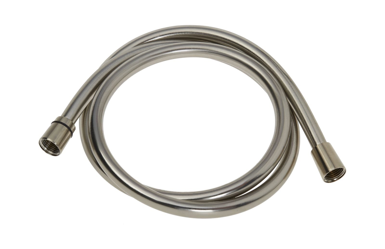 Blue Label Brondby, doucheslang, 1/2" x 1/2", lengte slang 150cm met gladde buitenkant, geborsteld nikkel