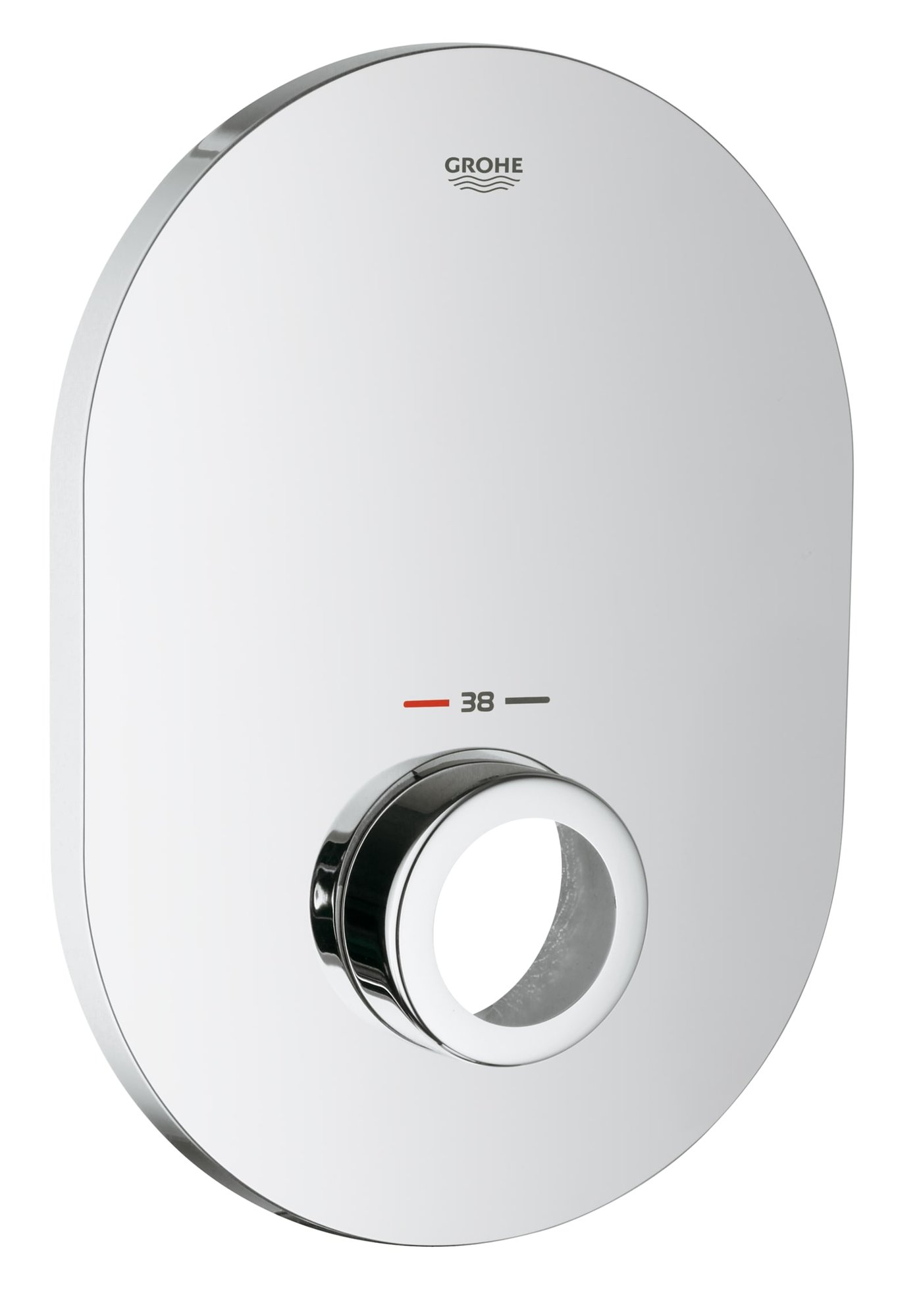 Grohe, kraanrozet, chroom, klemmend voor 19352/19469