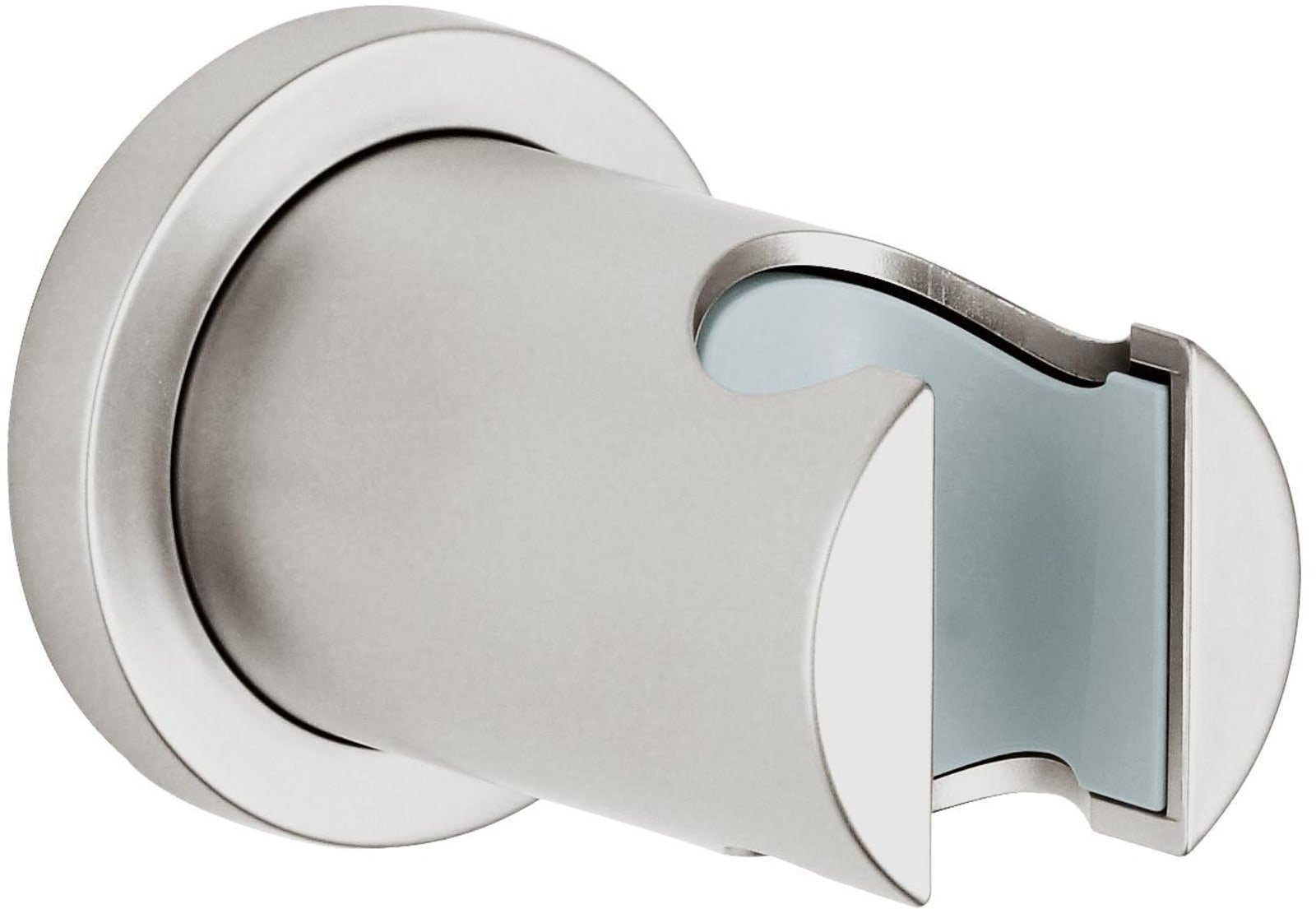 Grohe Rainshower wanddouchehouder, gefixeerd met ronde rozet, supersteel