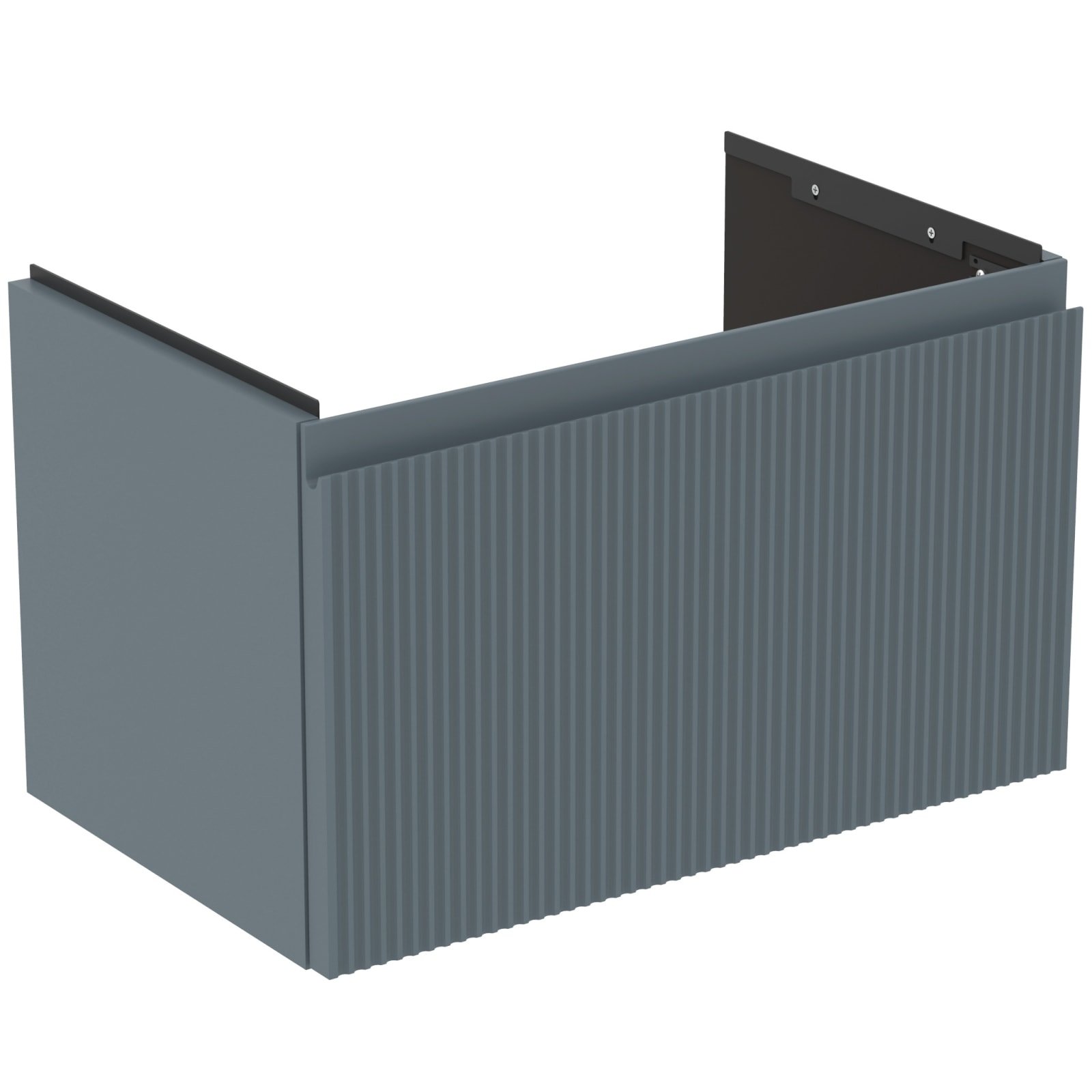 FINESSE | WASTAFELMEUBEL 600X375X370 MM MATT ASHBLUE, 1 LADE