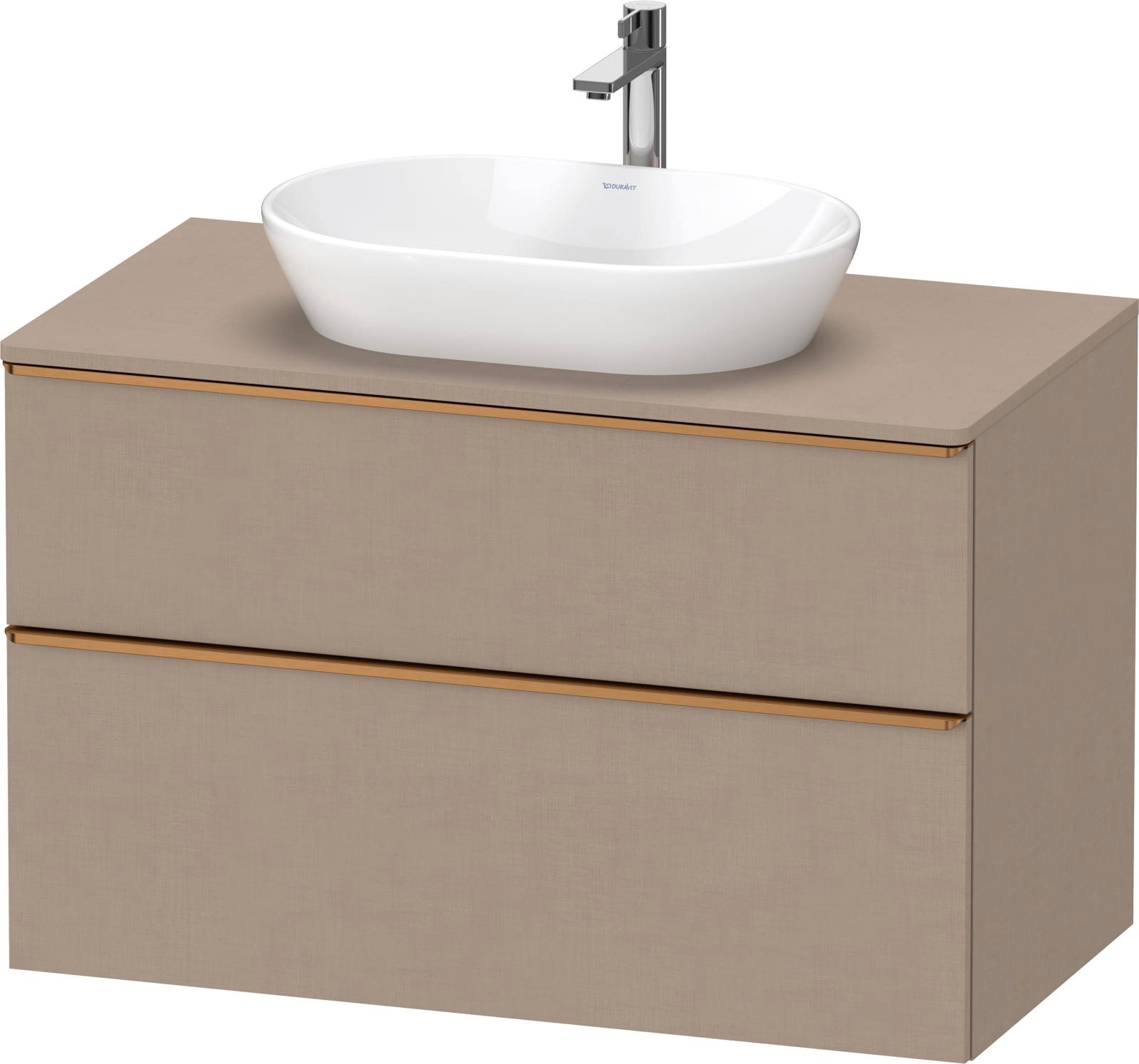D-Neo Console wastafelonderbouw hangend Linnen Mat (1200895174)