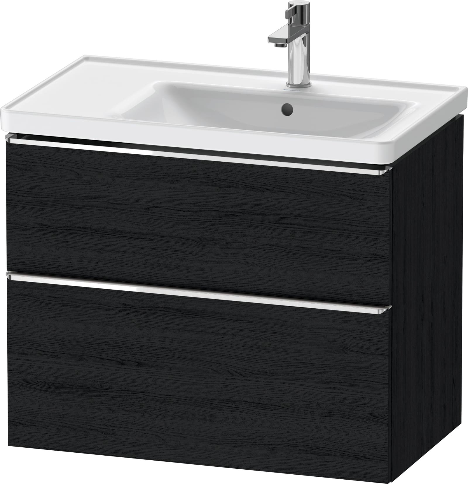 DURAVIT D-Neo Wastafelonderbouw hangend Eiken zwart Mat (1200897732)