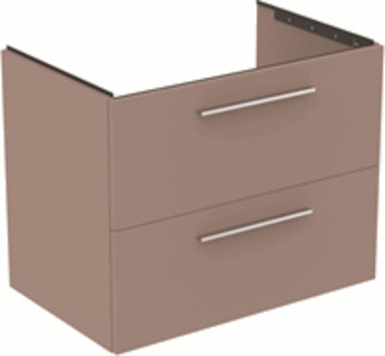 i.life b wastafelmeubel 800x505x630mm met 2 laden mat grijs