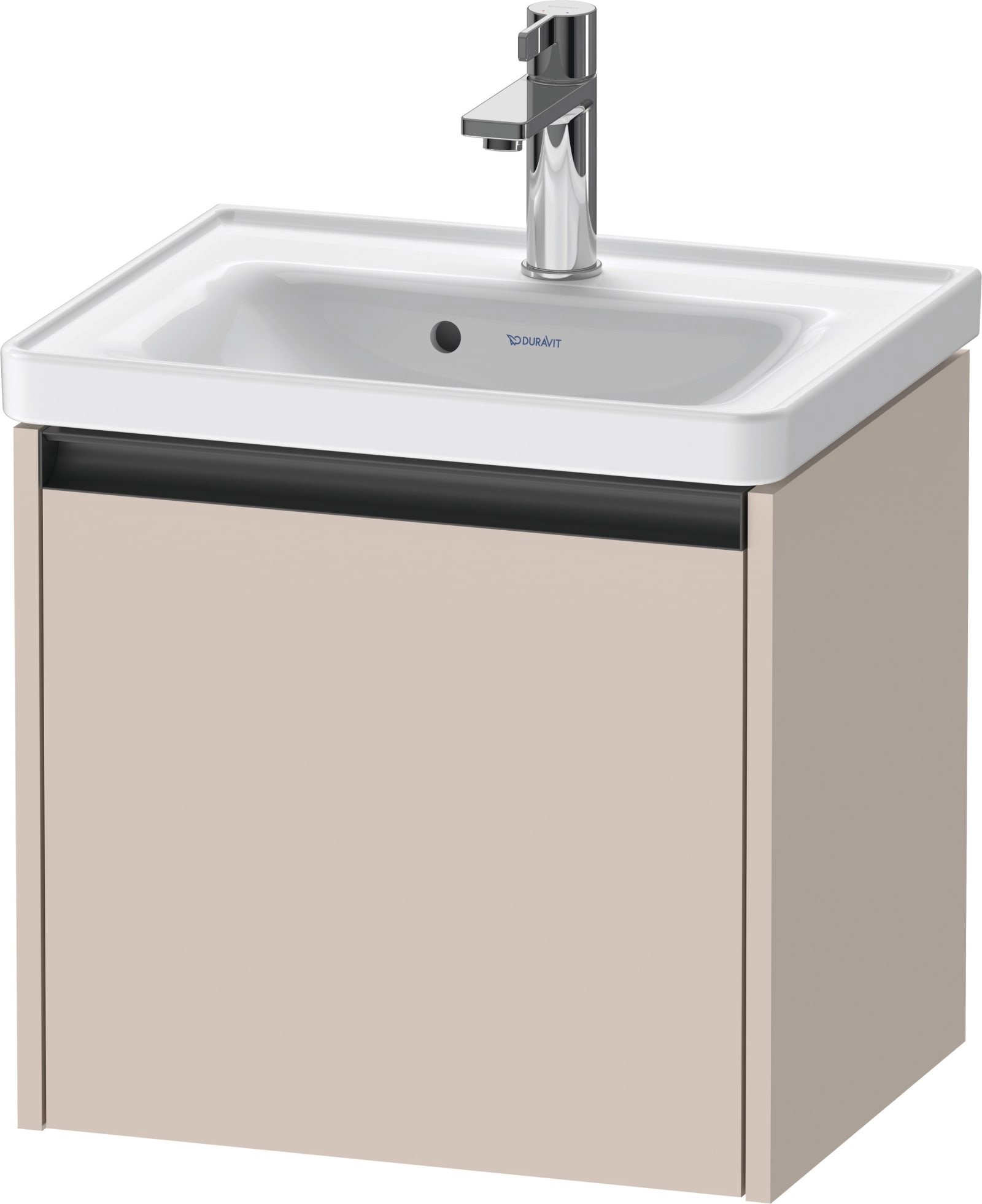 Duravit Ketho.2 Wastafelonderbouw hangend, Taupe Mat, rechthoekig, aantal grote lades: 1 – K25080091910000