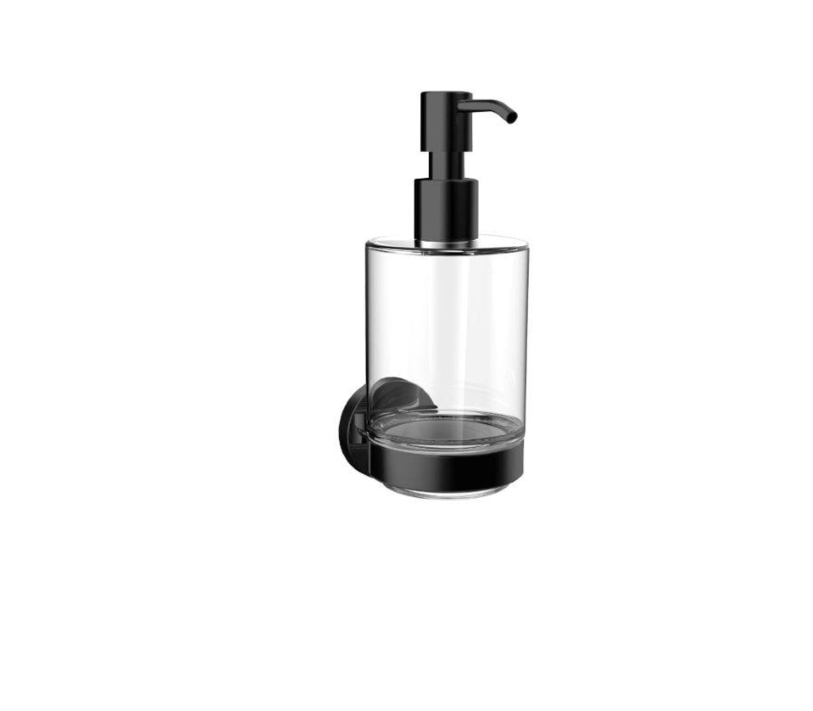 Emco Round, zeepdispenser, zwart