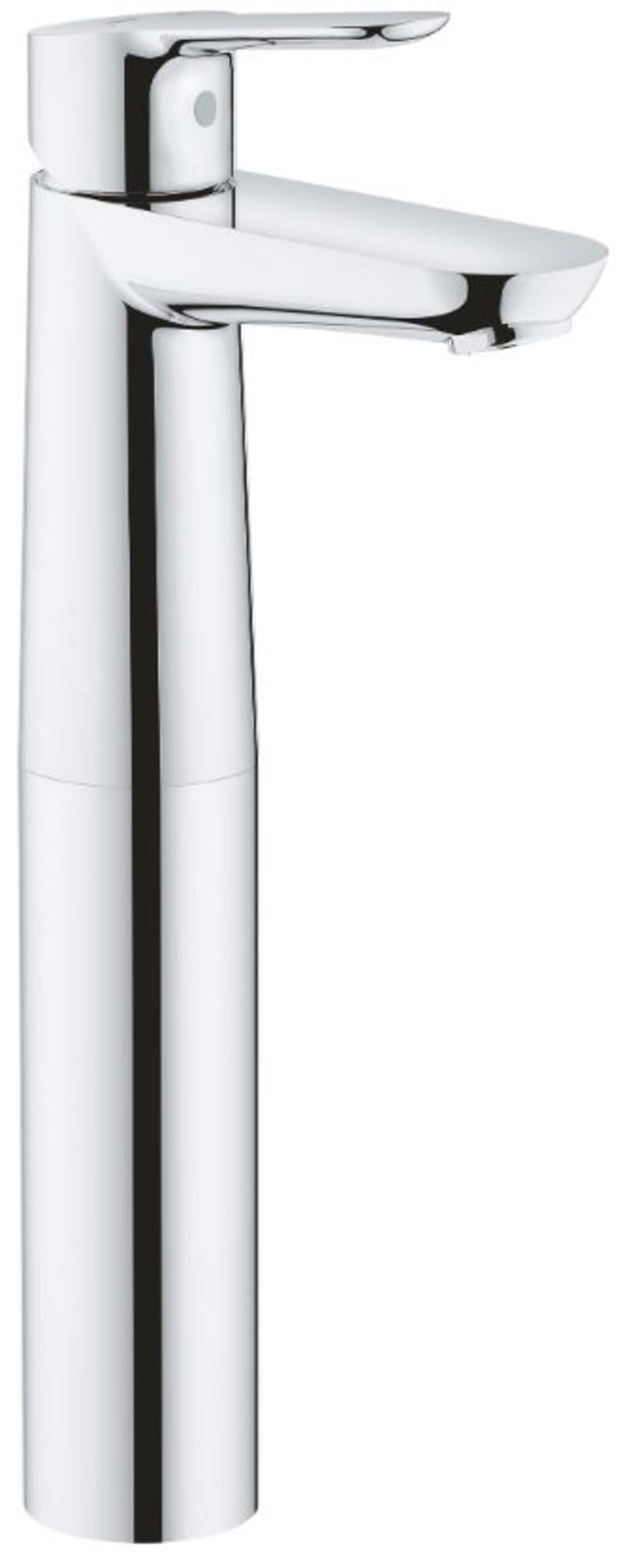 Grohe BauEdge xl-size wastafelmengkraan met gladde body, chroom